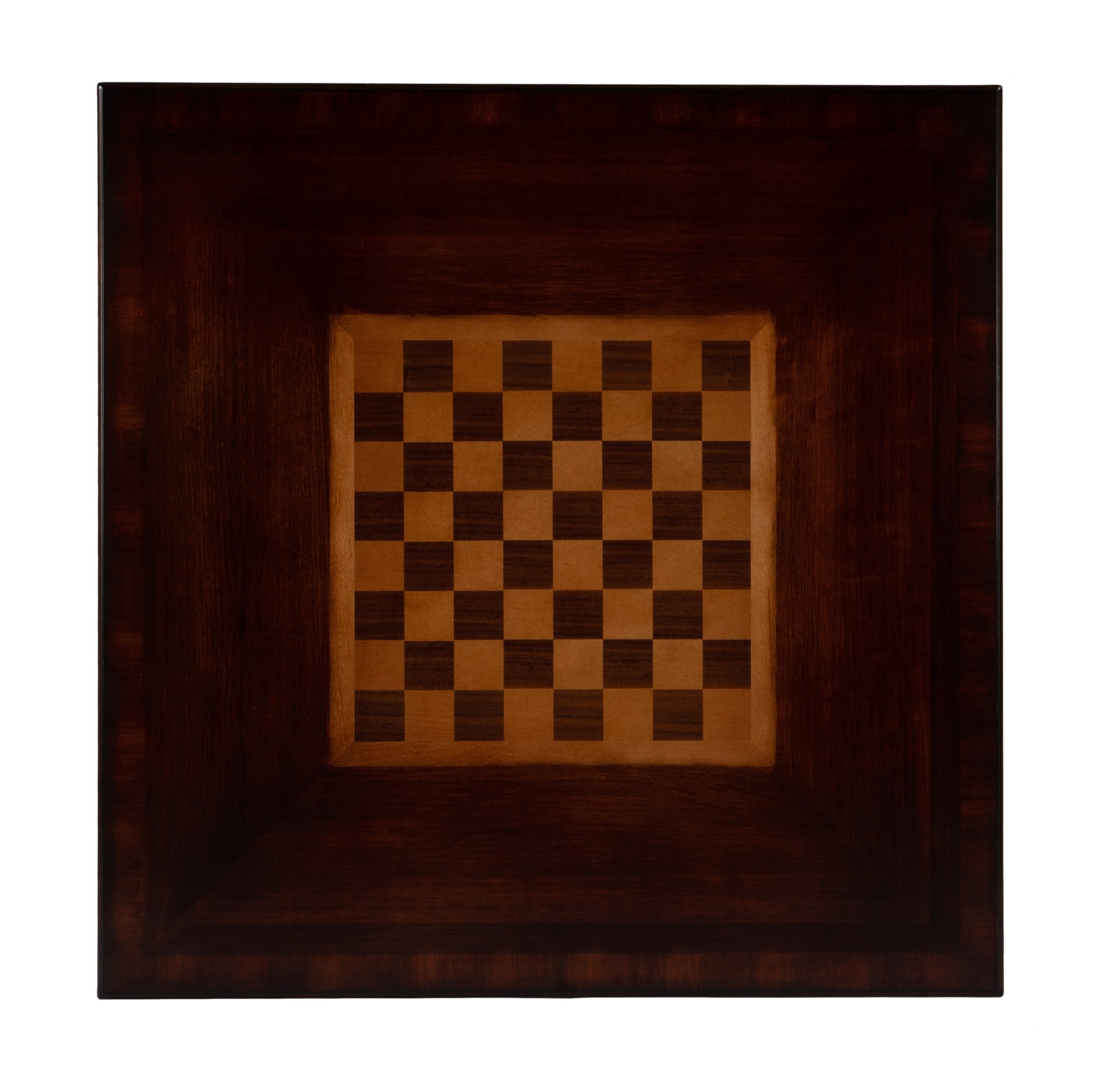 Butler Specialty Company Daltrey 36 in. W Square Wood Chess-Checkers Game Table, Dark Brown