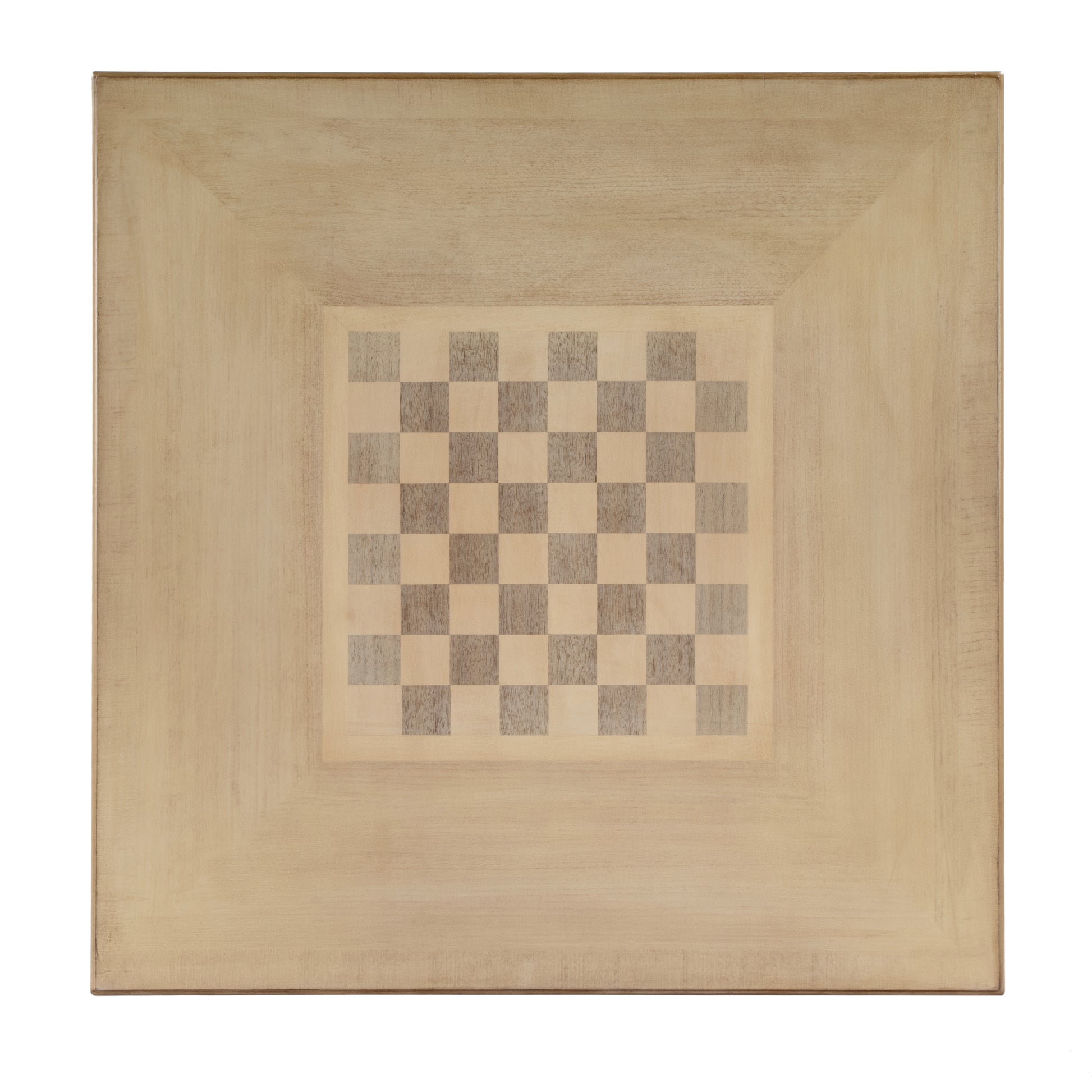 Butler Specialty Company Daltrey 36 in. W Square Wood Chess-Checkers Game Table, Tan/Beige