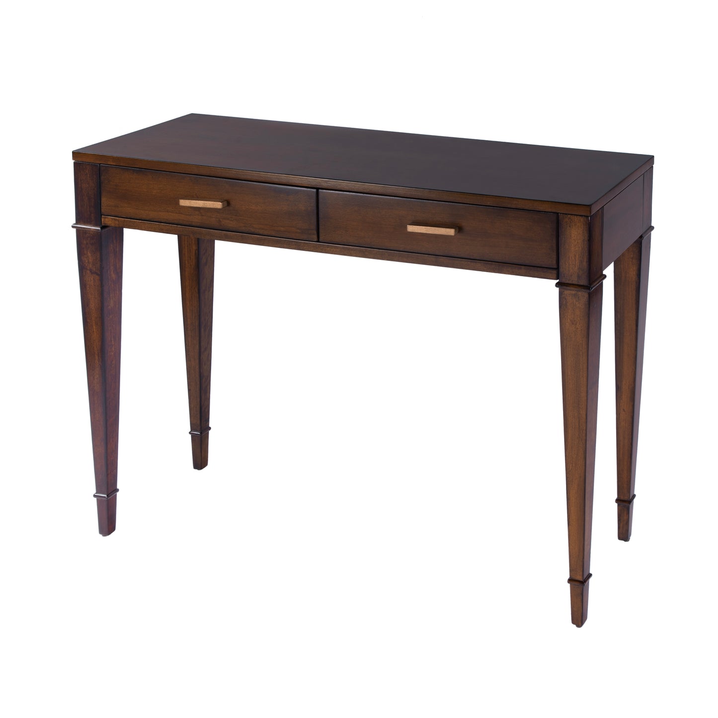 Kai 2 Drawer 45" Wood Console Table in Medium Brown 5714011