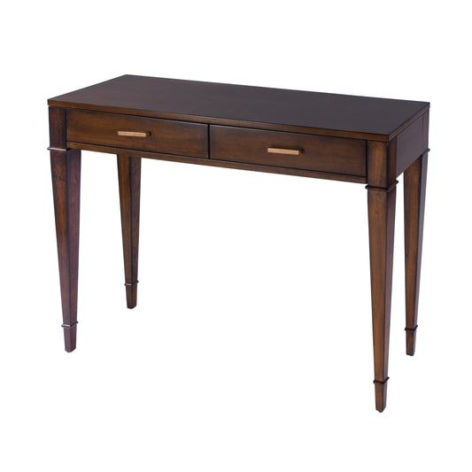 Kai 2 Drawer 45" Wood Console Table in Medium Brown 5714011