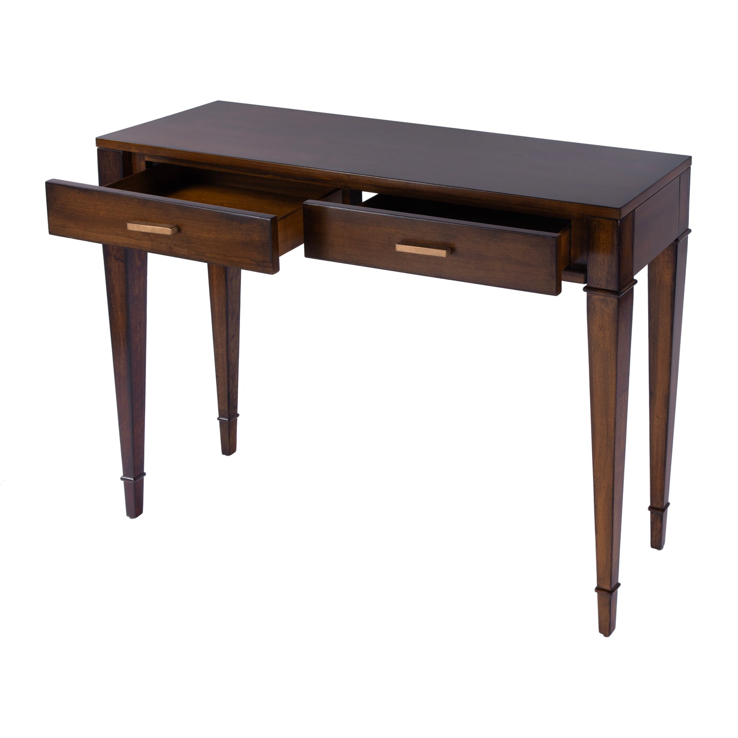 Kai 2 Drawer 45" Wood Console Table in Medium Brown 5714011