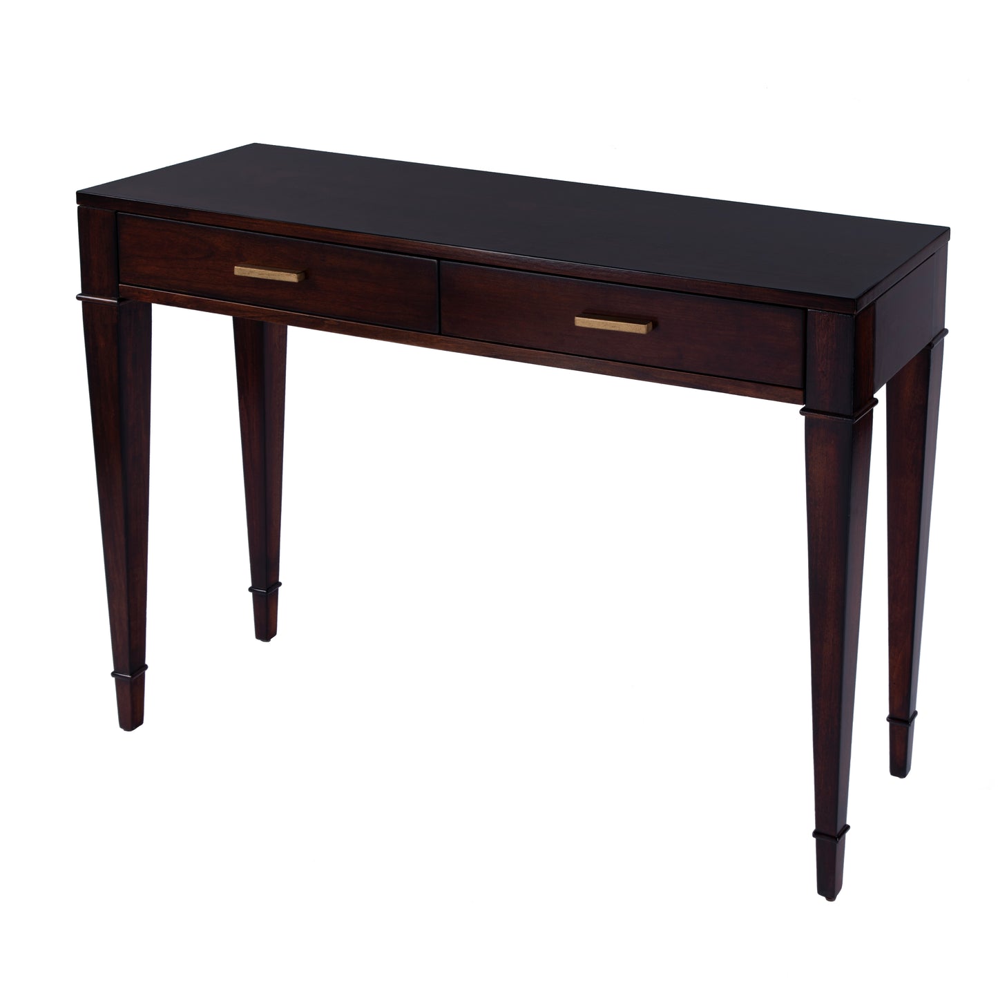 Kai 2 Drawer 45" Wood Console Table in Dark Brown 5714024