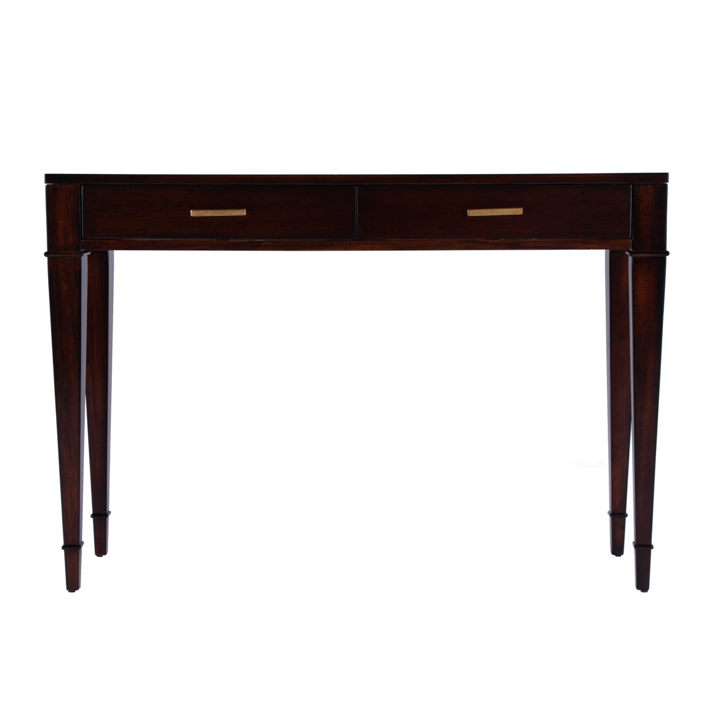 Kai 2 Drawer 45" Wood Console Table in Dark Brown 5714024