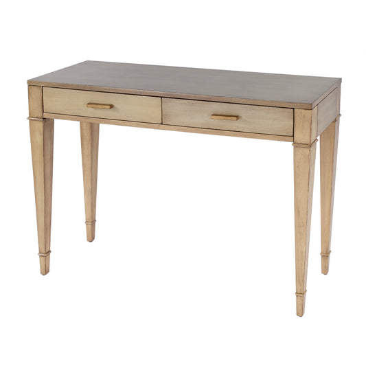 Kai 2 Drawer 45" Wood Console Table in Beige 5714424