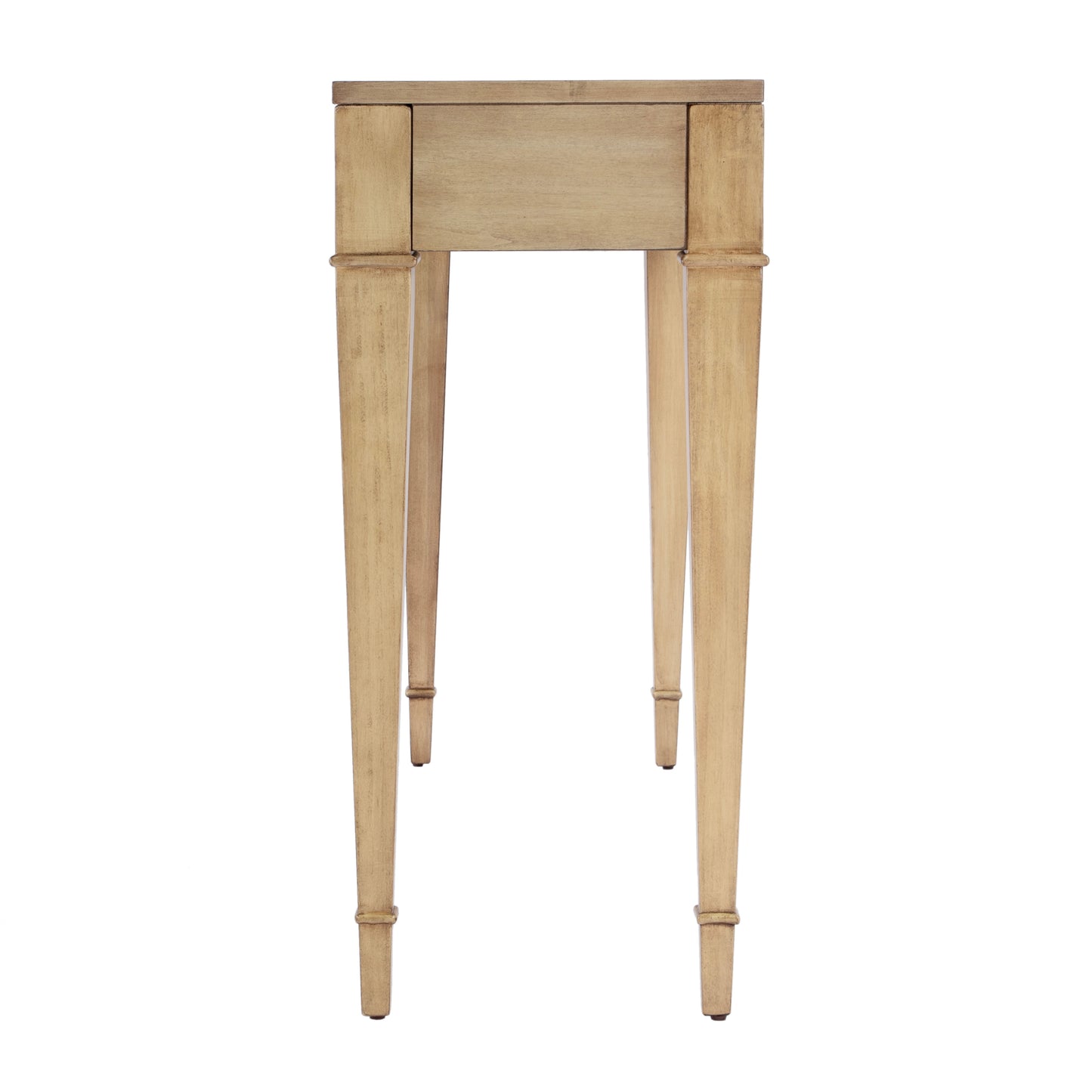 Kai 2 Drawer 45" Wood Console Table in Beige 5714424