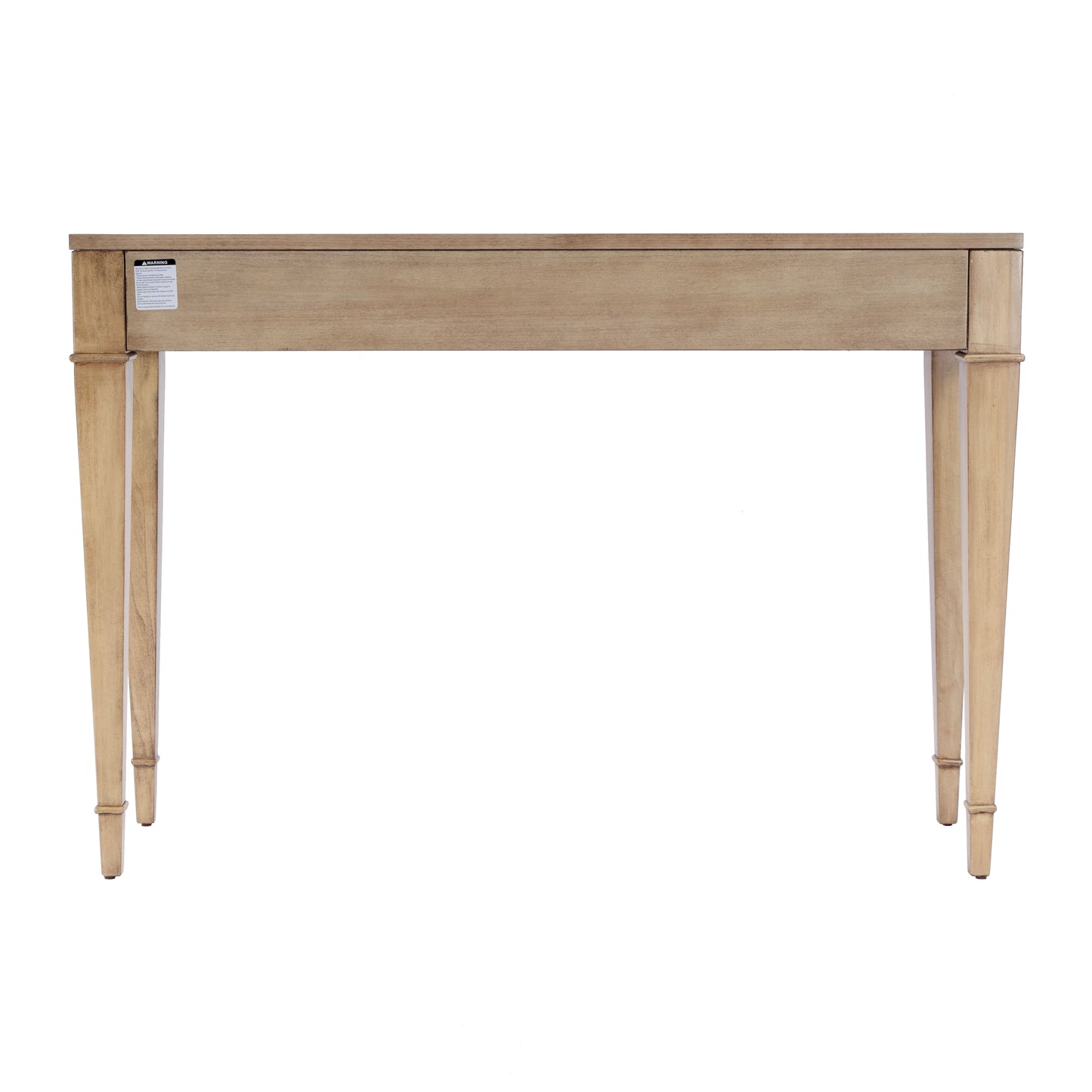Kai 2 Drawer 45" Wood Console Table in Beige 5714424