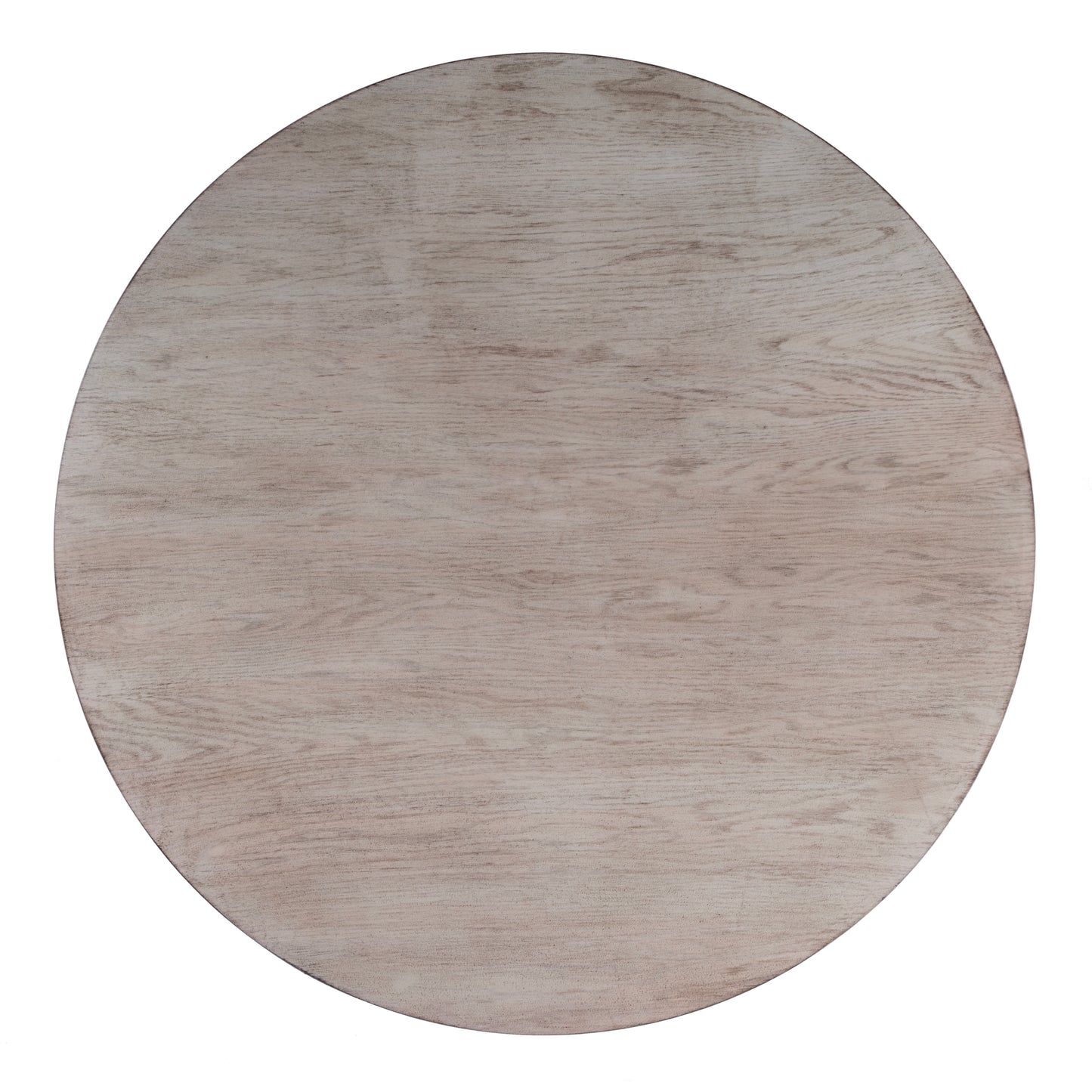 Butler Specialty Company Evie 48 in. W Round Wood Single Pedestal Dining Table, Light Brown