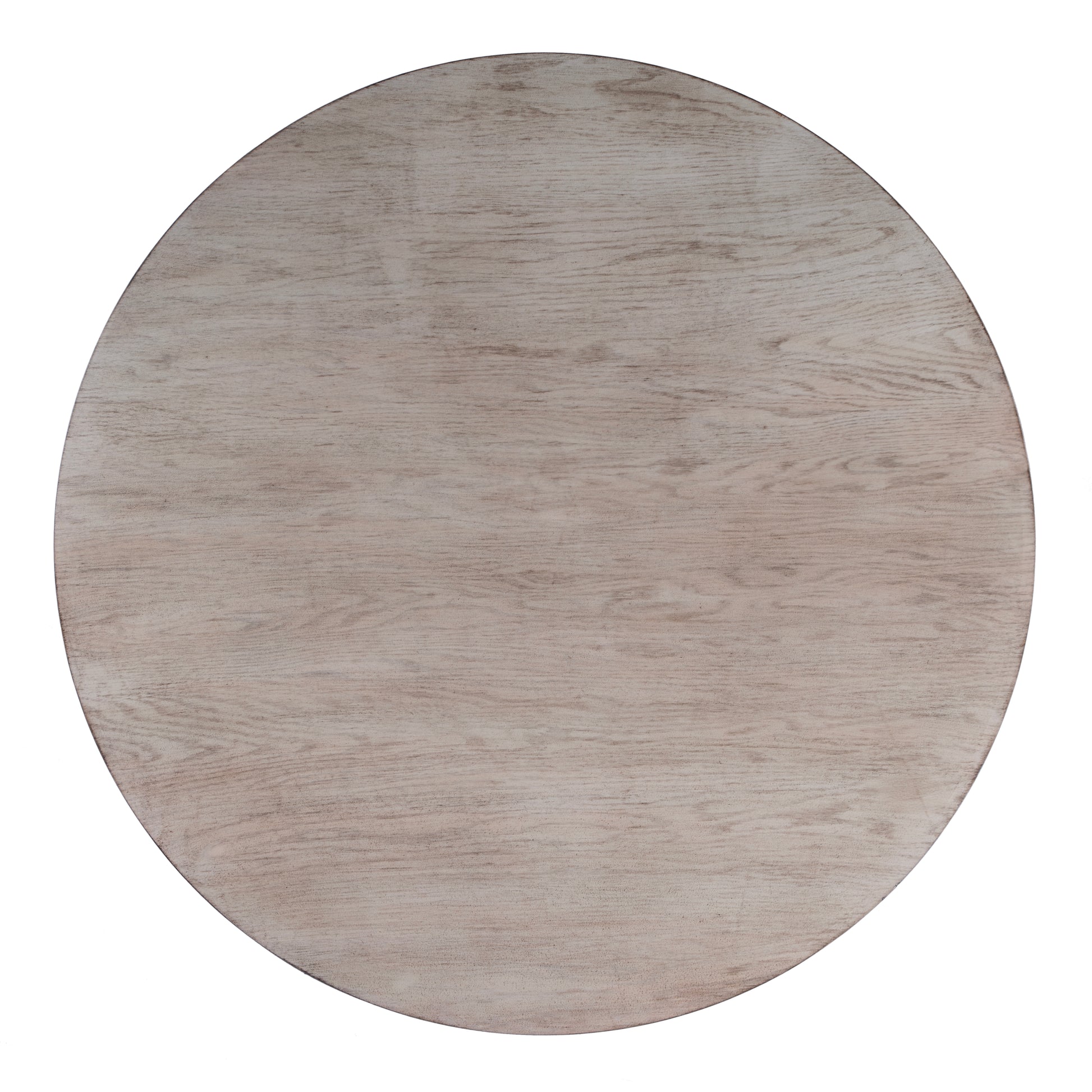 Butler Specialty Company Evie 48 in. W Round Wood Single Pedestal Dining Table, Light Brown