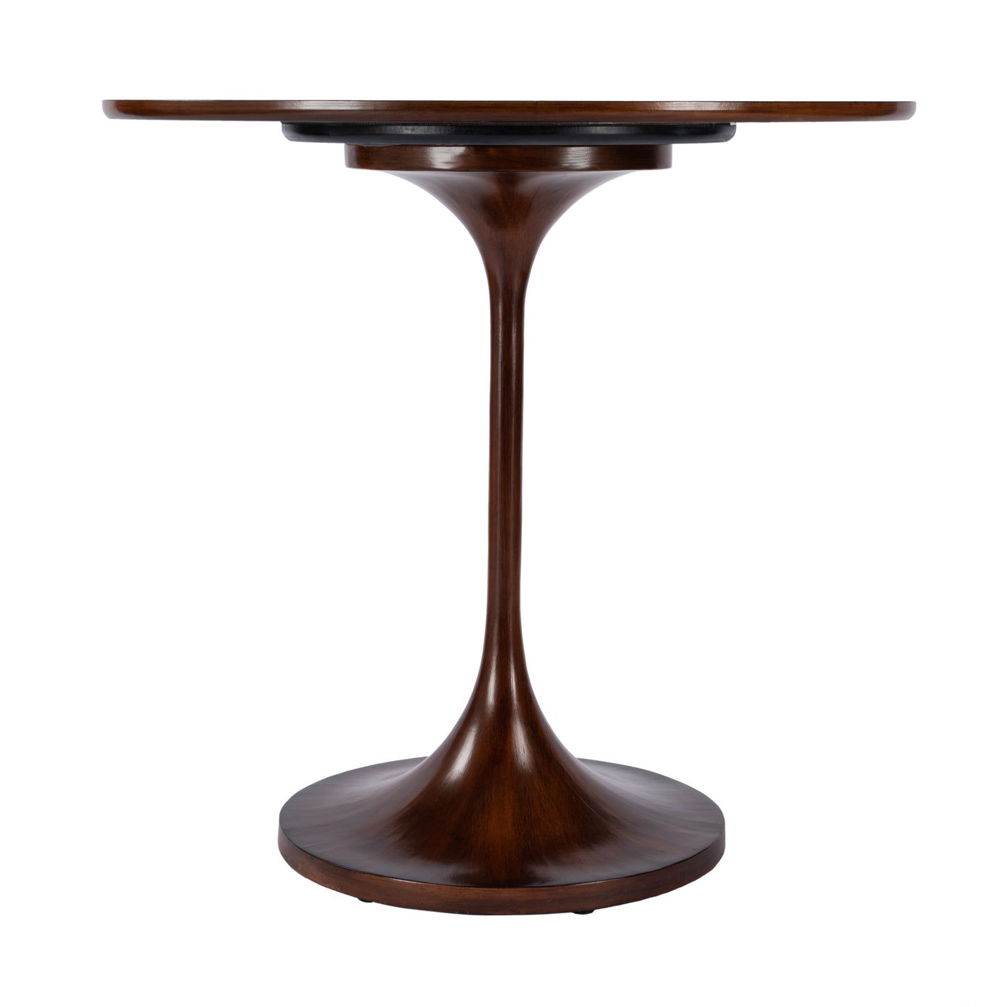 Francis 30" Round Pedestal Game Table in Medium Brown 5717011