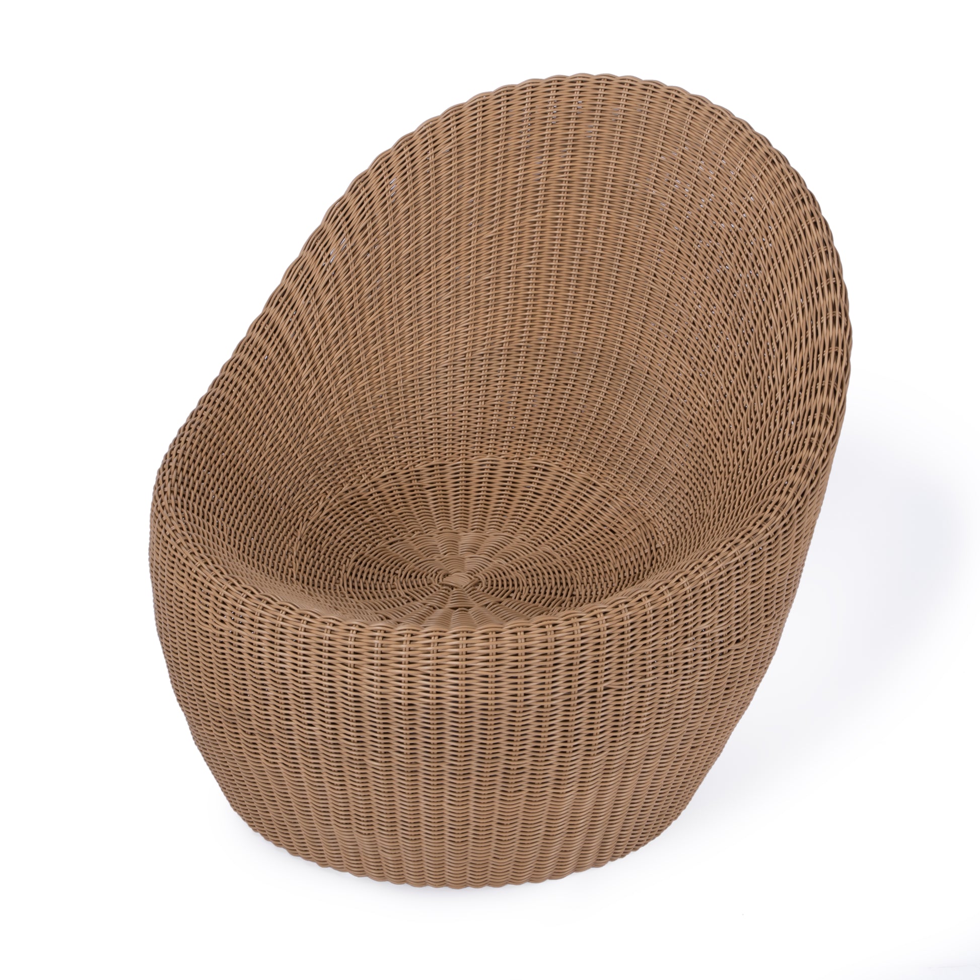 Butler Specialty Company Delmar Rattan Outdoor Nest Chair, Natural