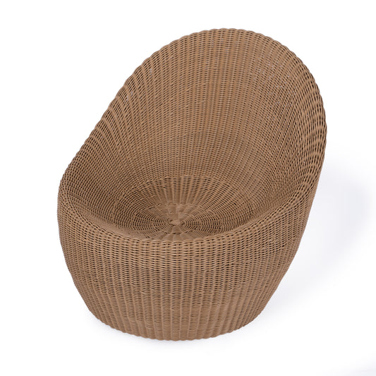 Butler Specialty Company Delmar Rattan Outdoor Nest Chair, Natural