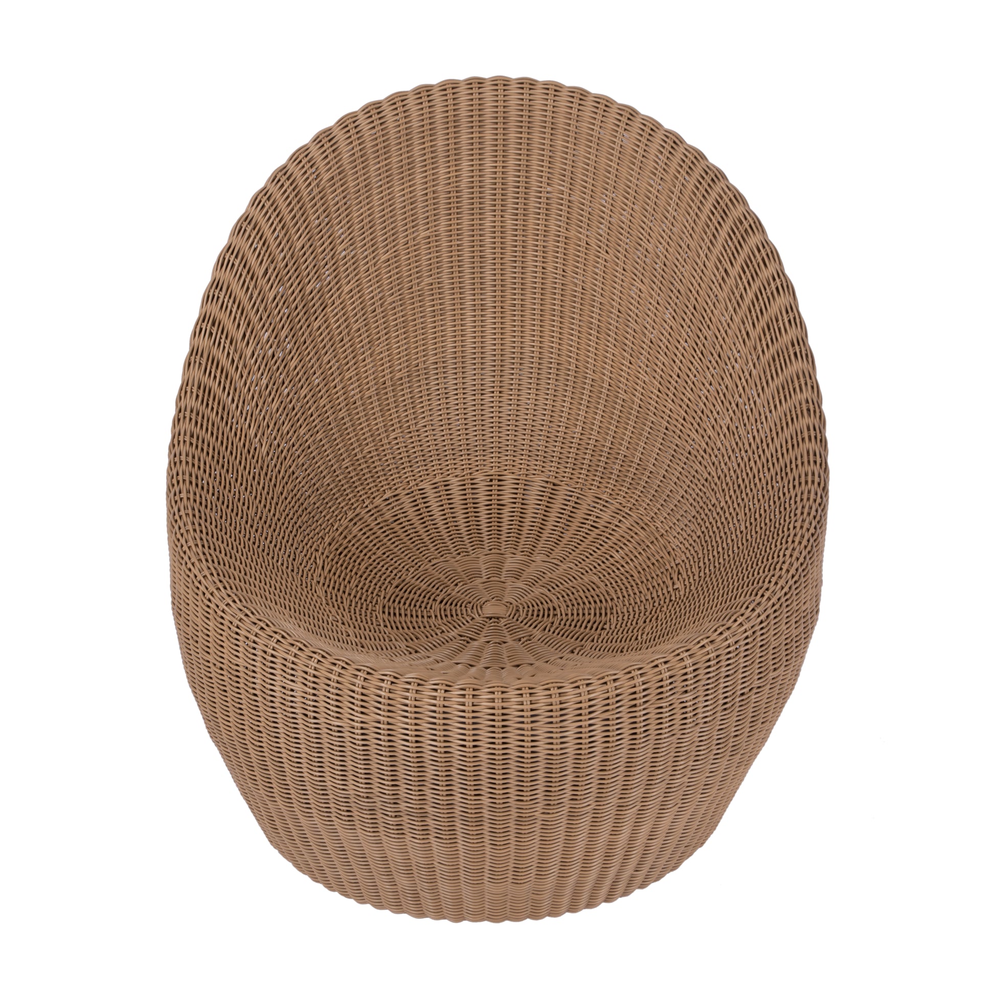 Butler Specialty Company Delmar Rattan Outdoor Nest Chair, Natural