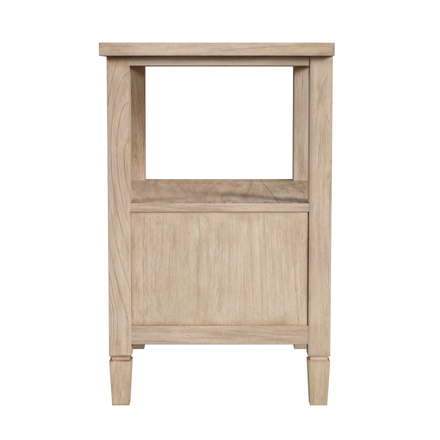 Flagstaff 1-Drawer Cane Nightstand in Natural 5727449