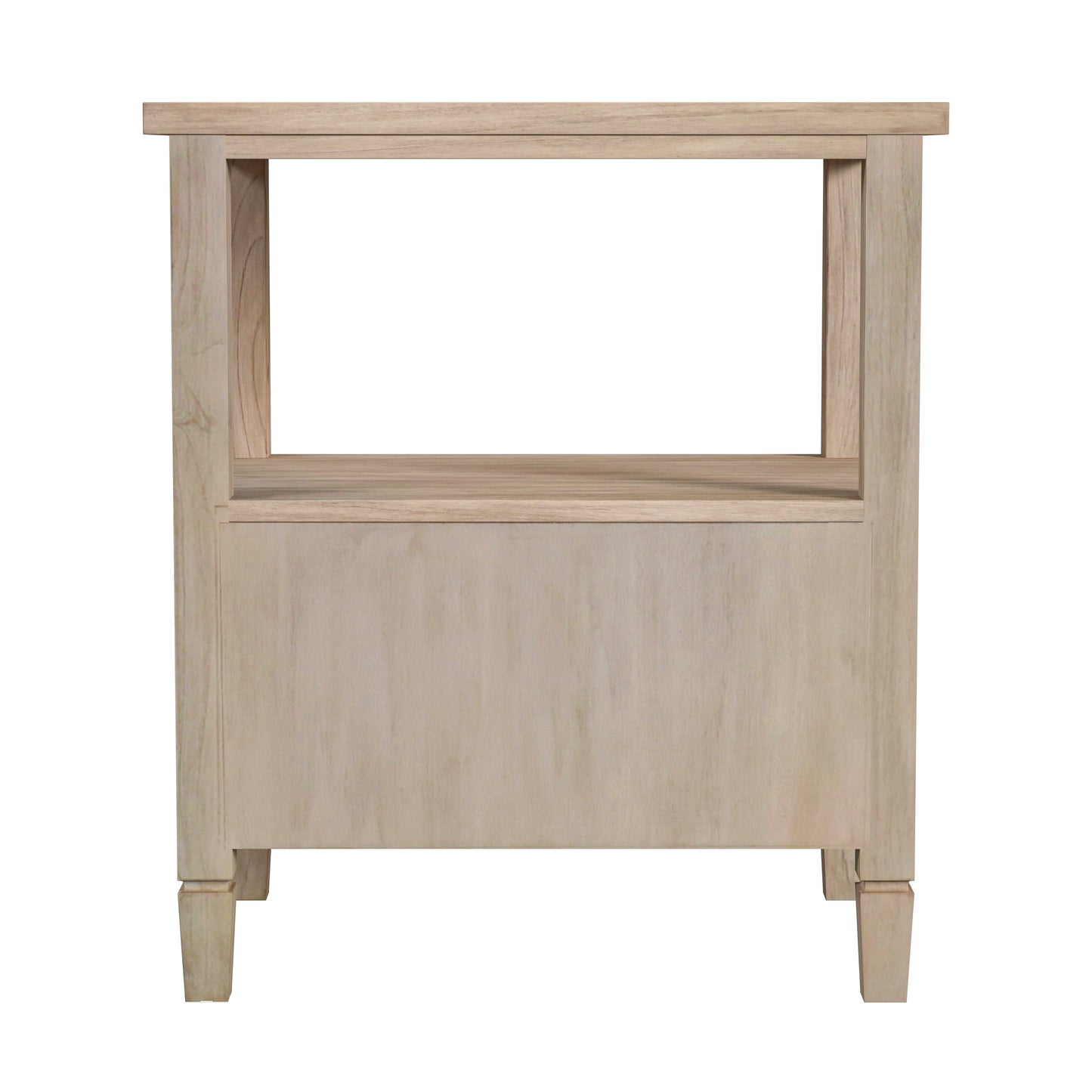 Flagstaff 1-Drawer Cane Nightstand in Natural 5727449