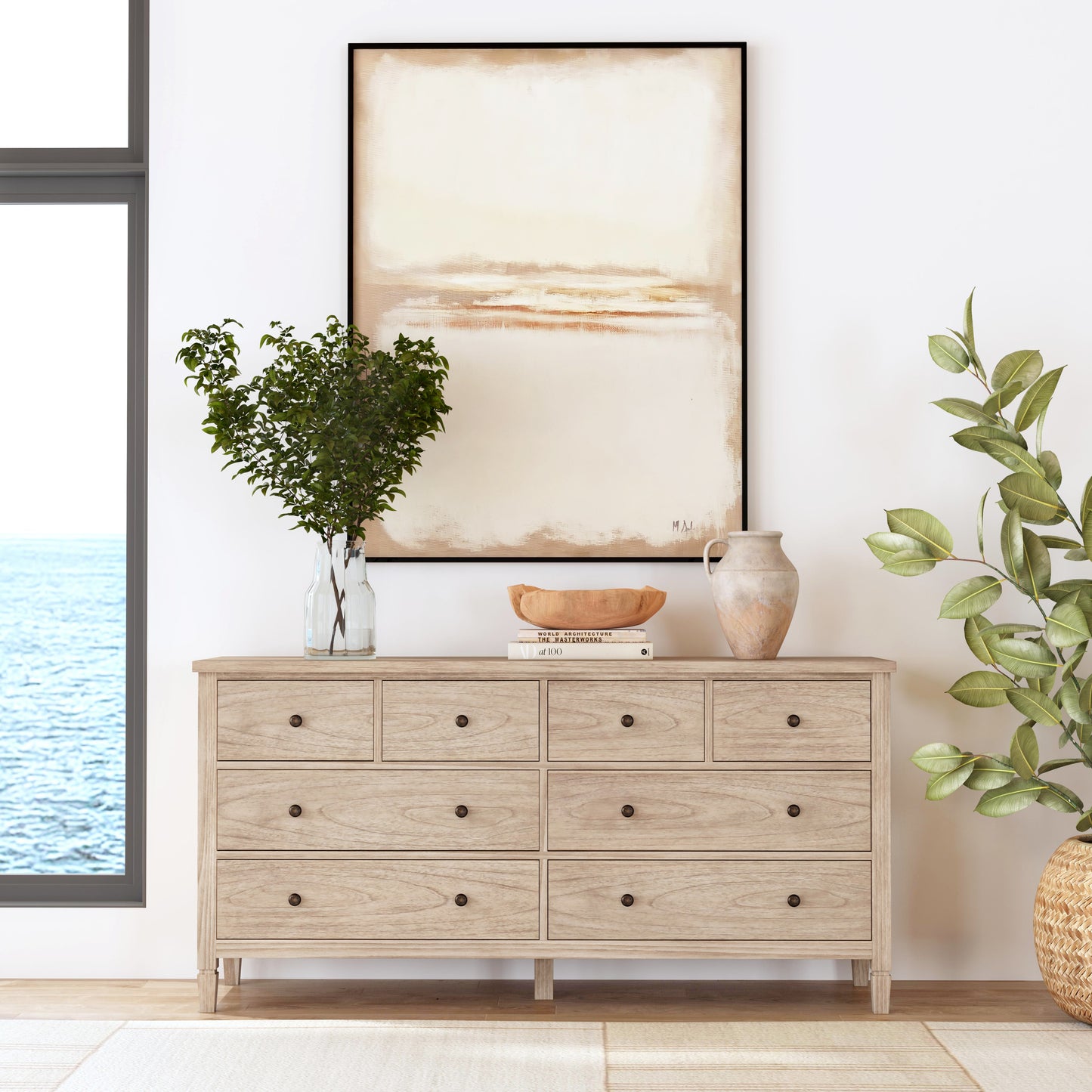 Flagstaff 8-Drawer Dresser in Natural 5730449