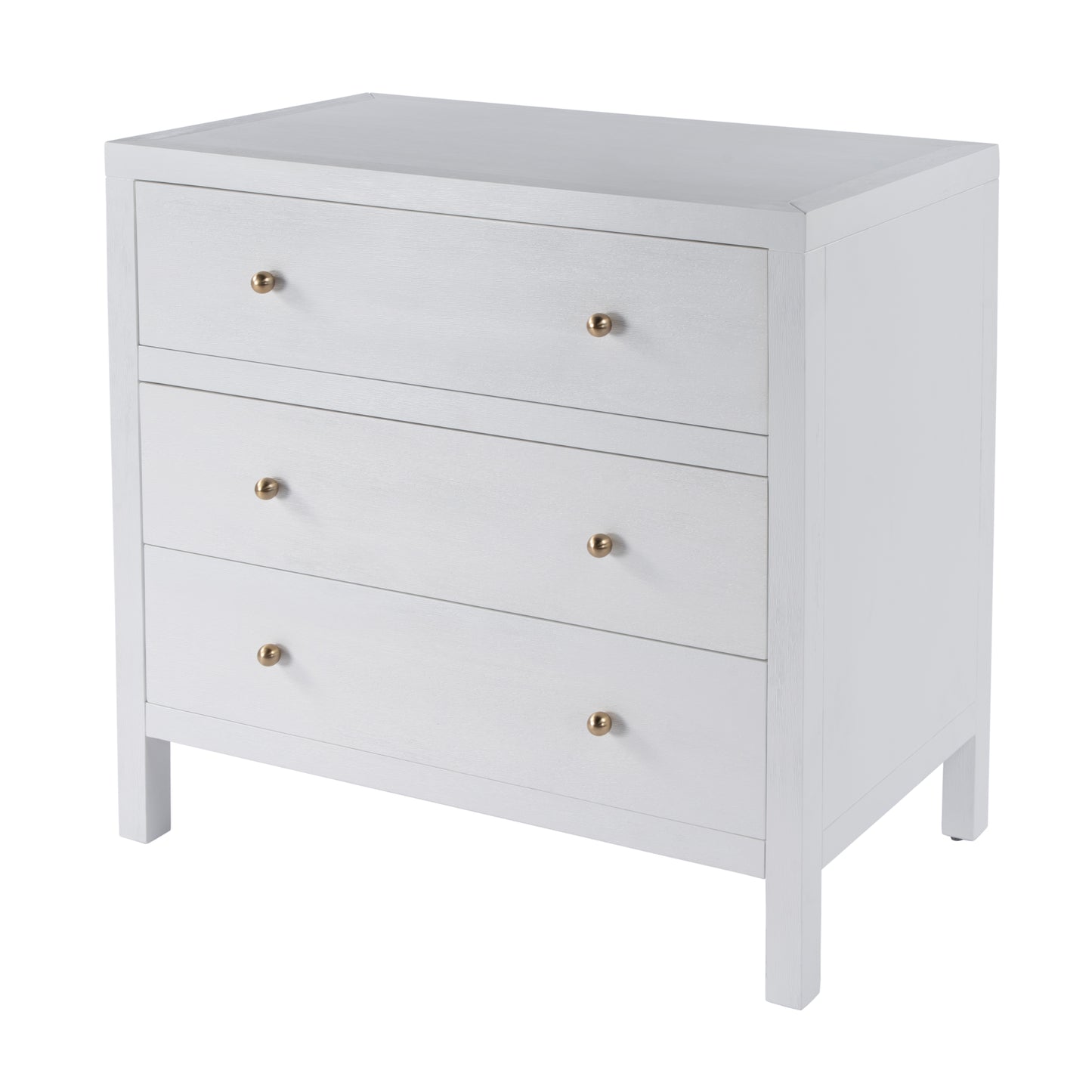 Nora 3-Drawer Chest in White 5731477