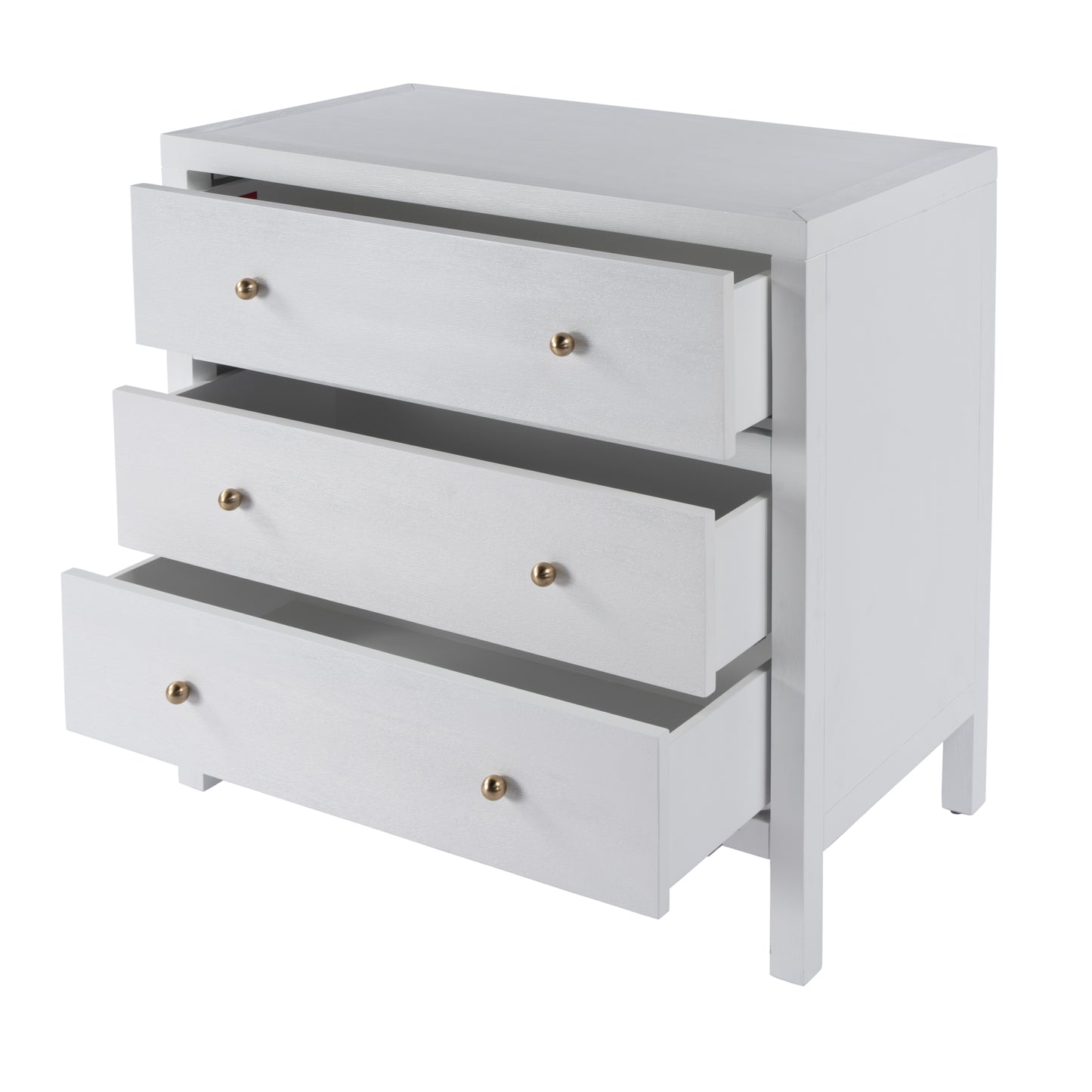 Nora 3-Drawer Chest in White 5731477