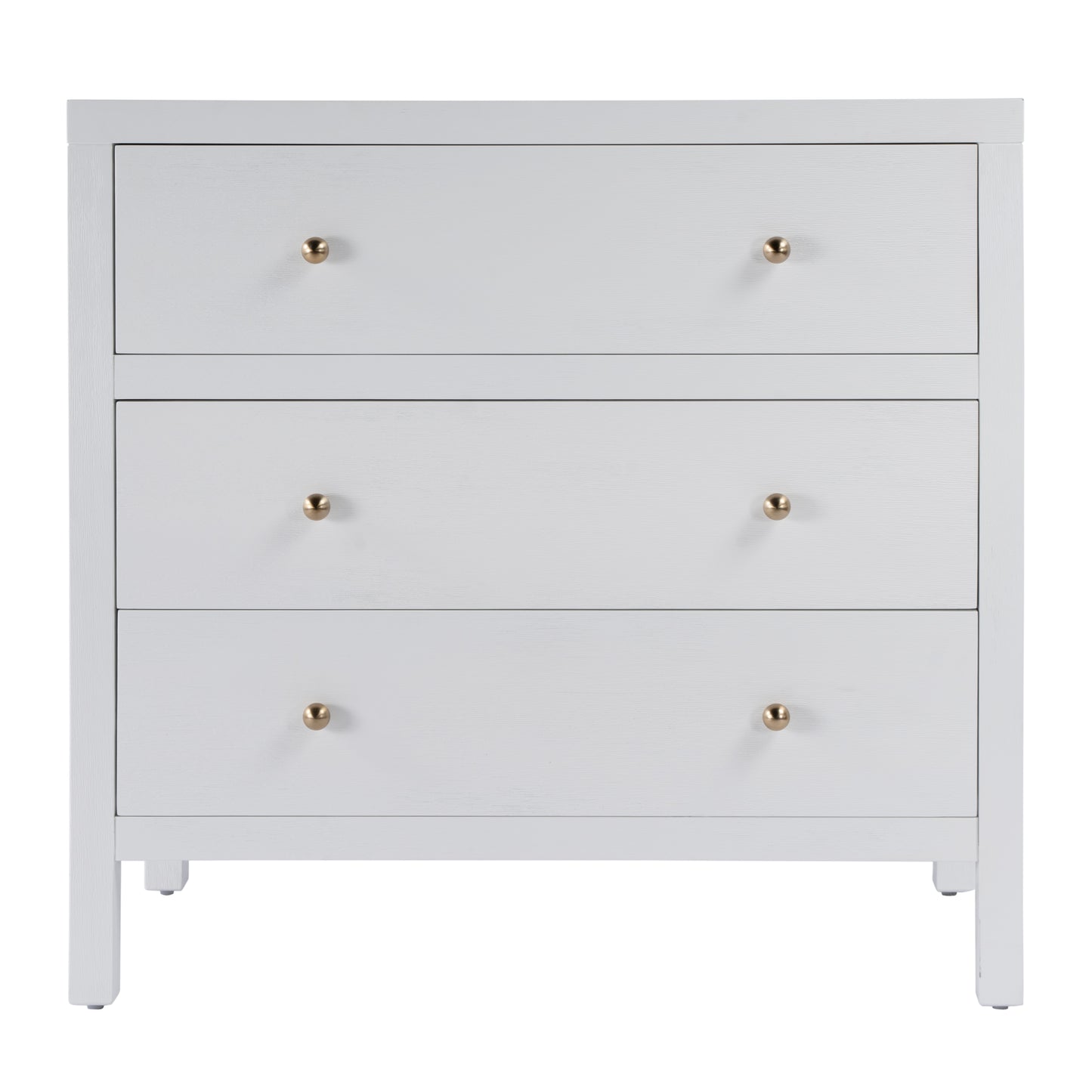 Nora 3-Drawer Chest in White 5731477