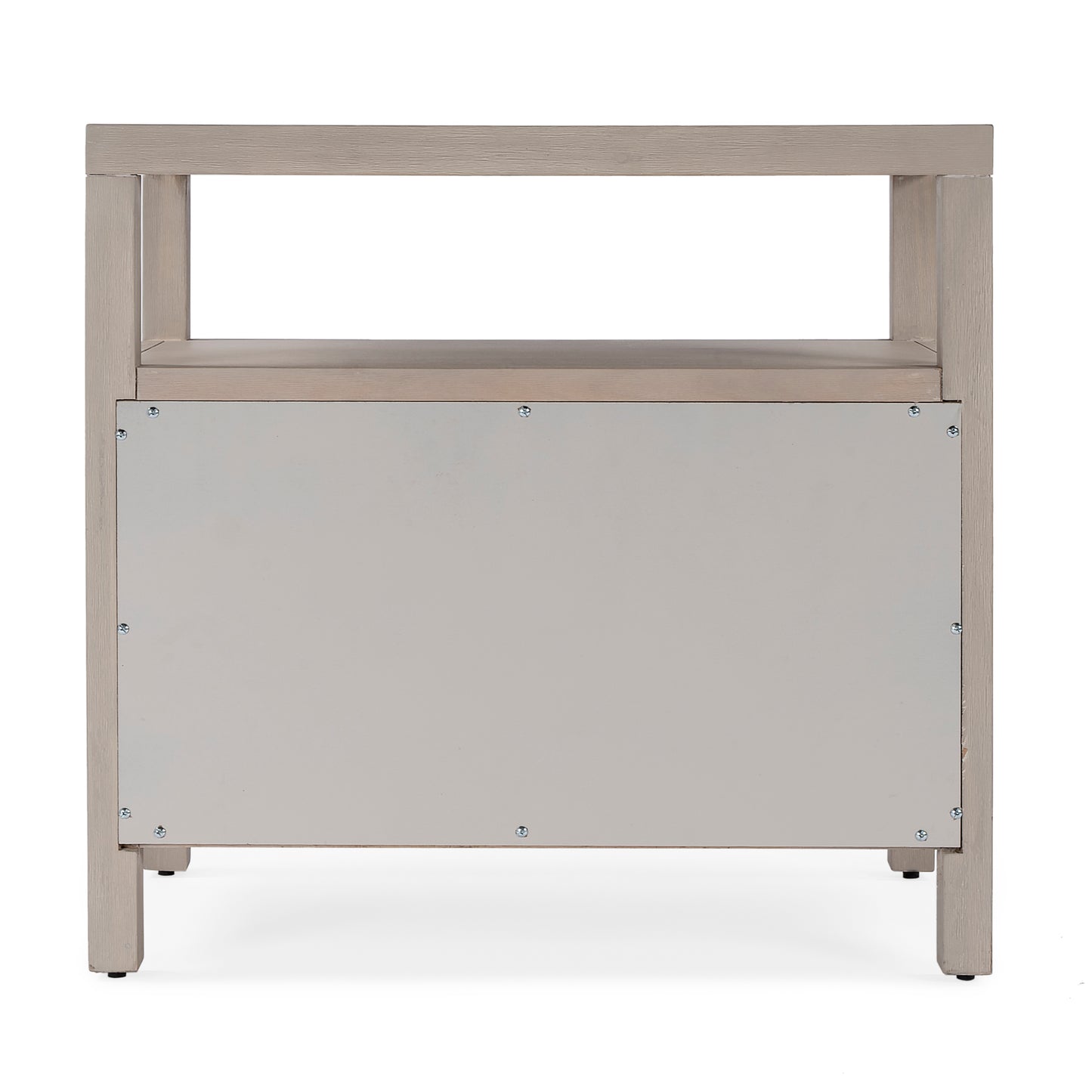Nora 2-Drawer Wide Nightstand in Taupe 5732450