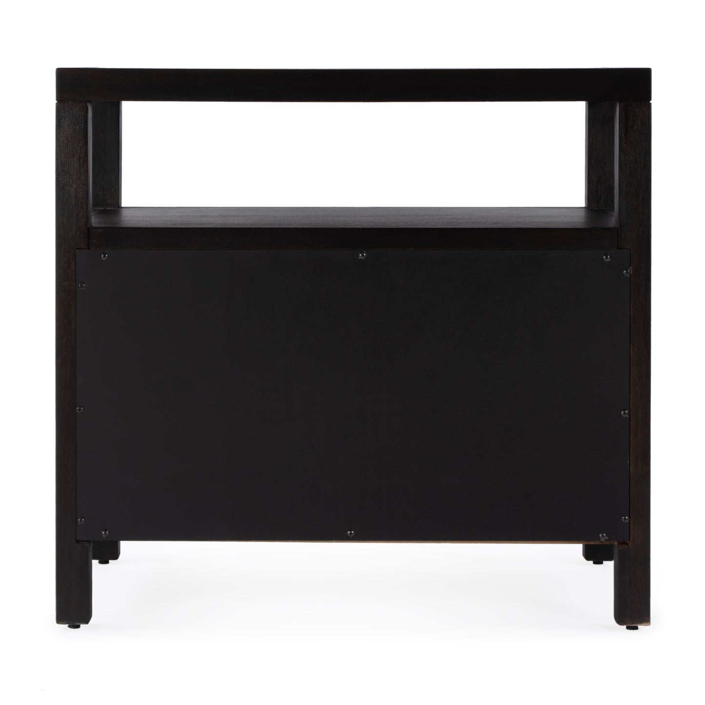 Nora 2-Drawer Wide Nightstand in Coffee 5732451