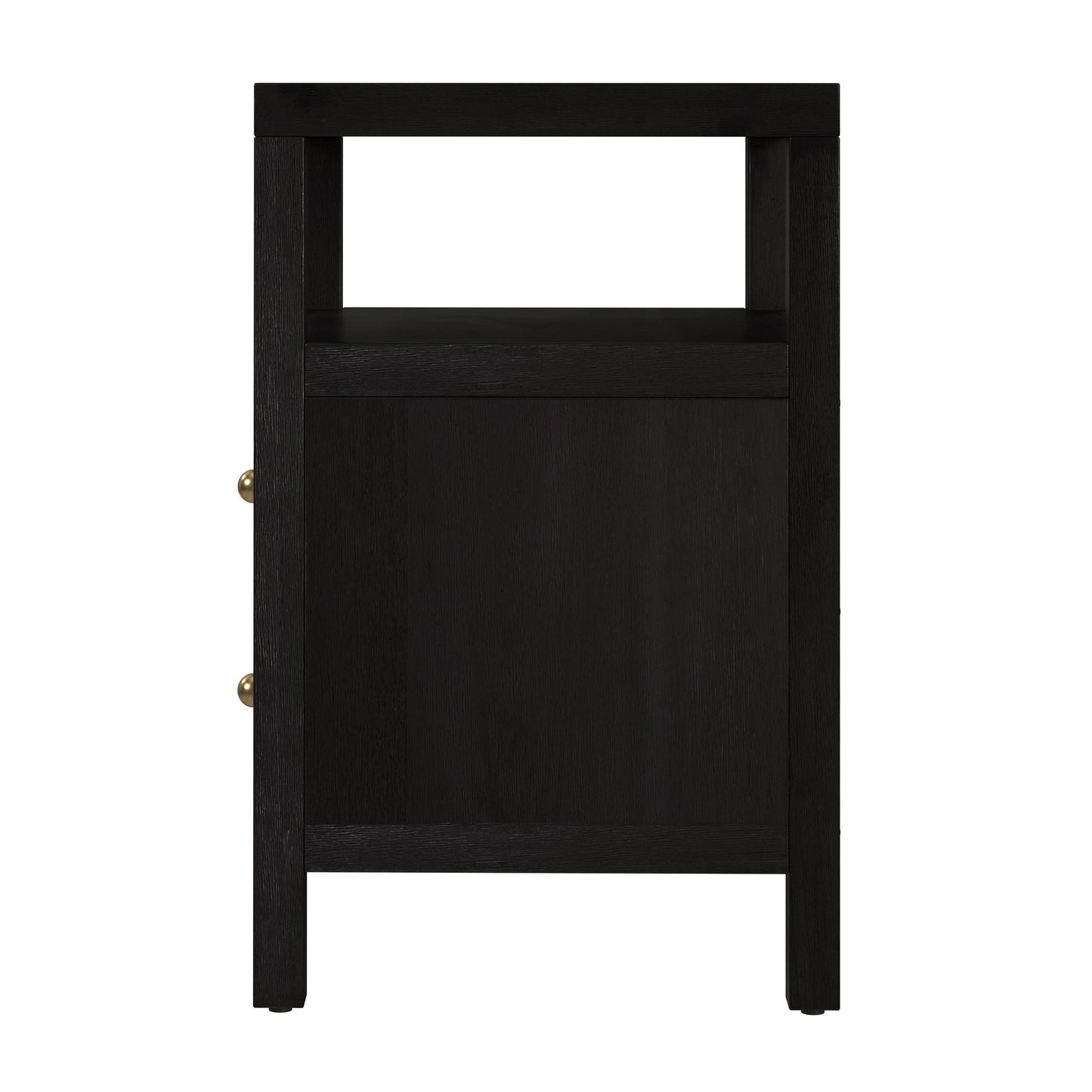 Nora 2-Drawer Nightstand in Coffee 5734451