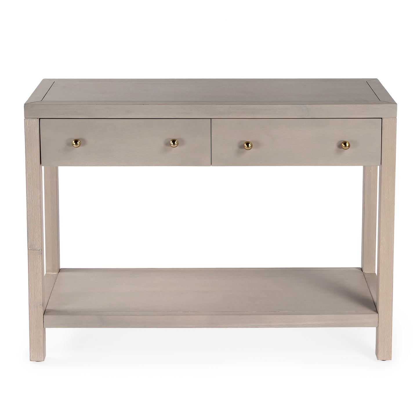Nora 2 Drawer Console Table in Taupe 5739450