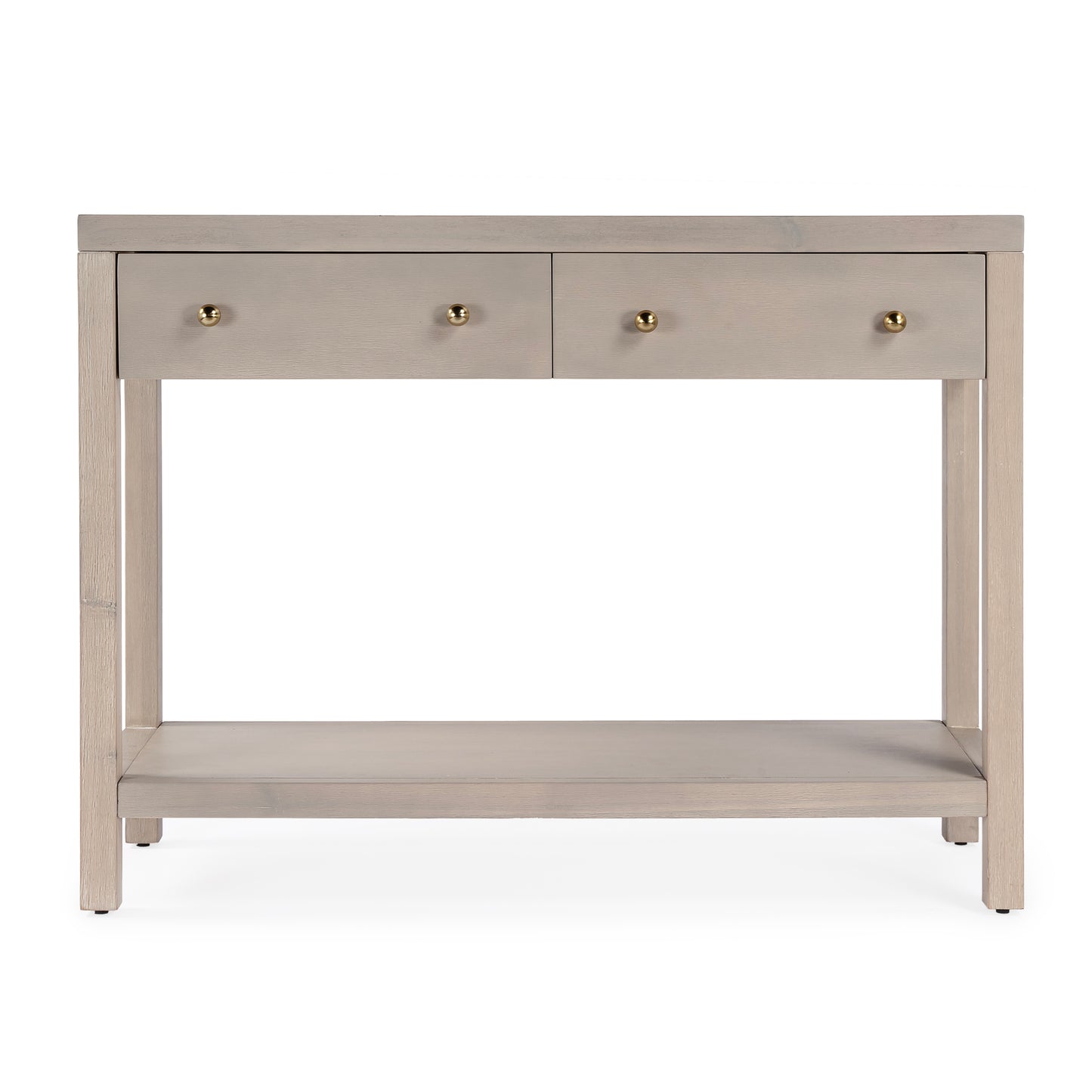 Nora 2 Drawer Console Table in Taupe 5739450