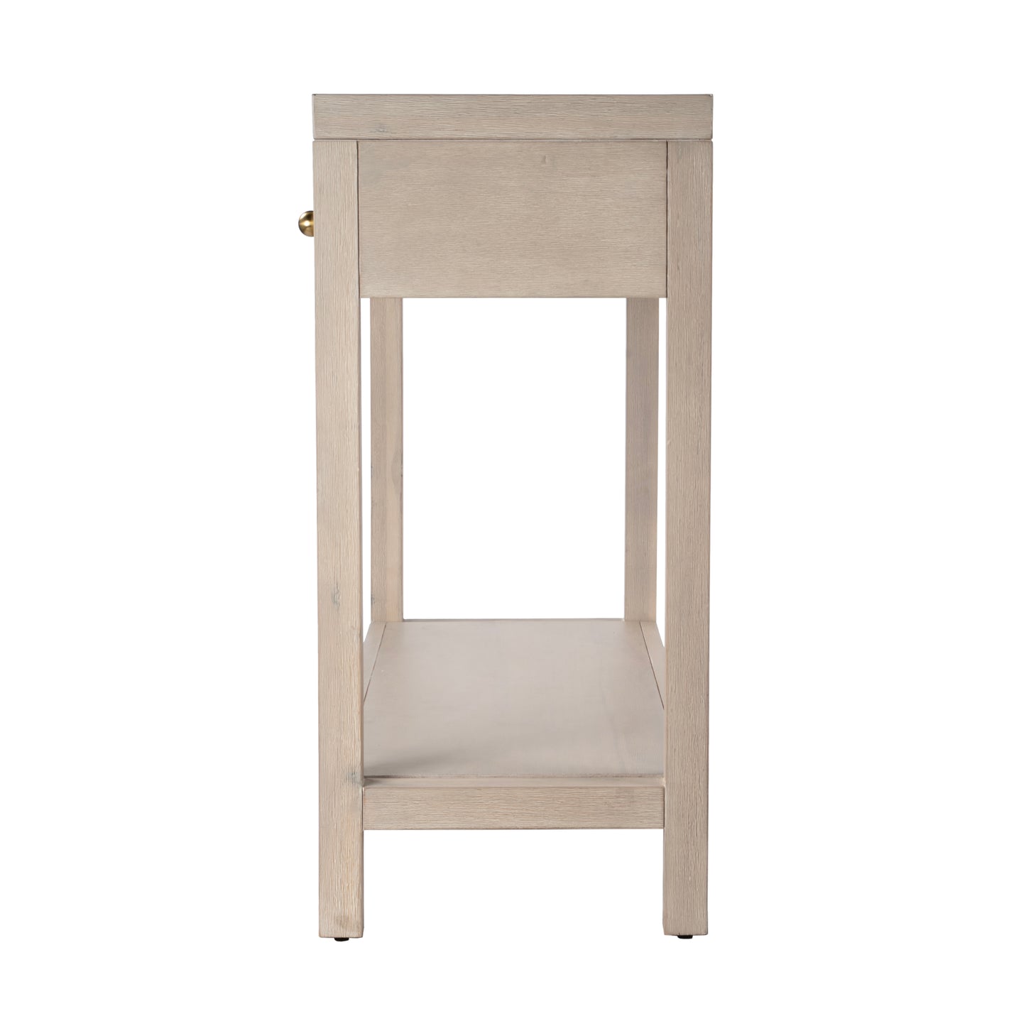 Nora 2 Drawer Console Table in Taupe 5739450