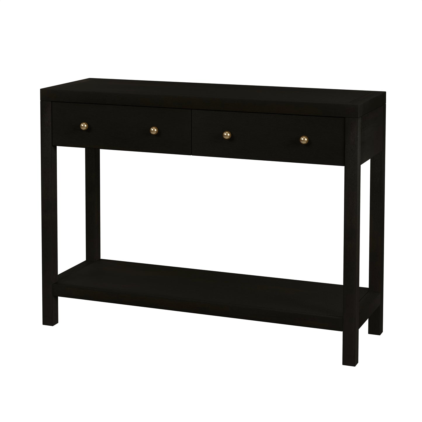 Nora 2 Drawer Console Table in Coffee 5739451