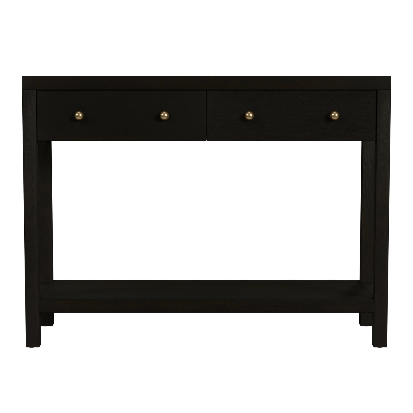 Nora 2 Drawer Console Table in Coffee 5739451