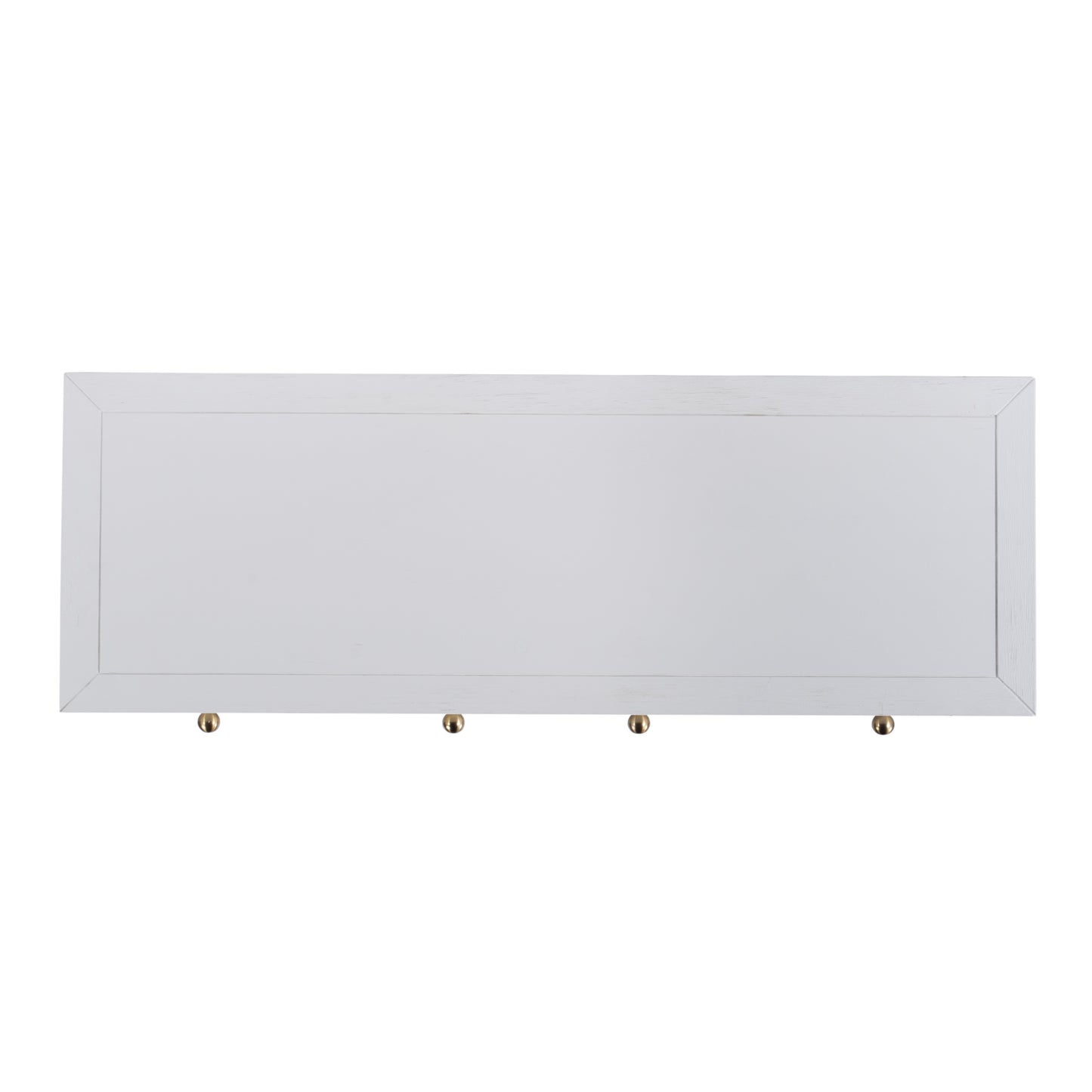 Nora 2 Drawer Console Table in White 5739477