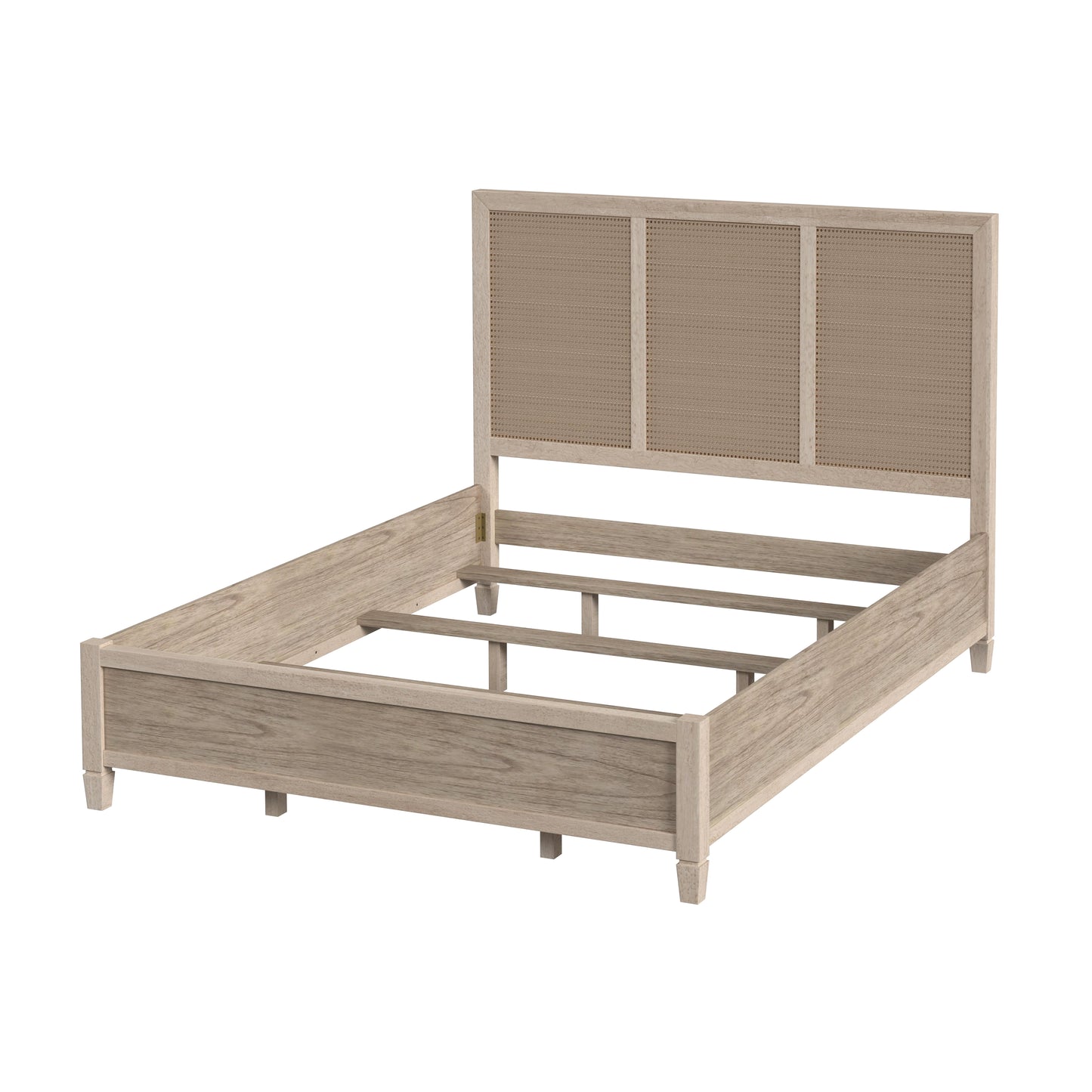 Flagstaff Queen Size Cane Panel Bed in Natural 5749449