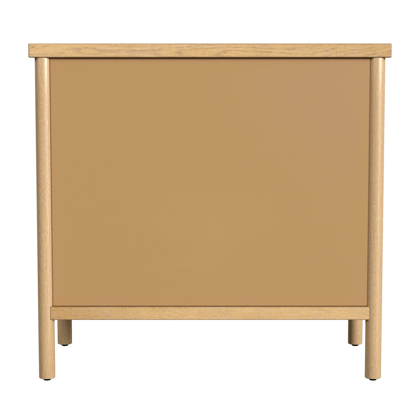 Butler Specialty Company Lennon 34 in. W Rectangular Wood 3 Drawer Rounded Leg Dresser, Light Brown
