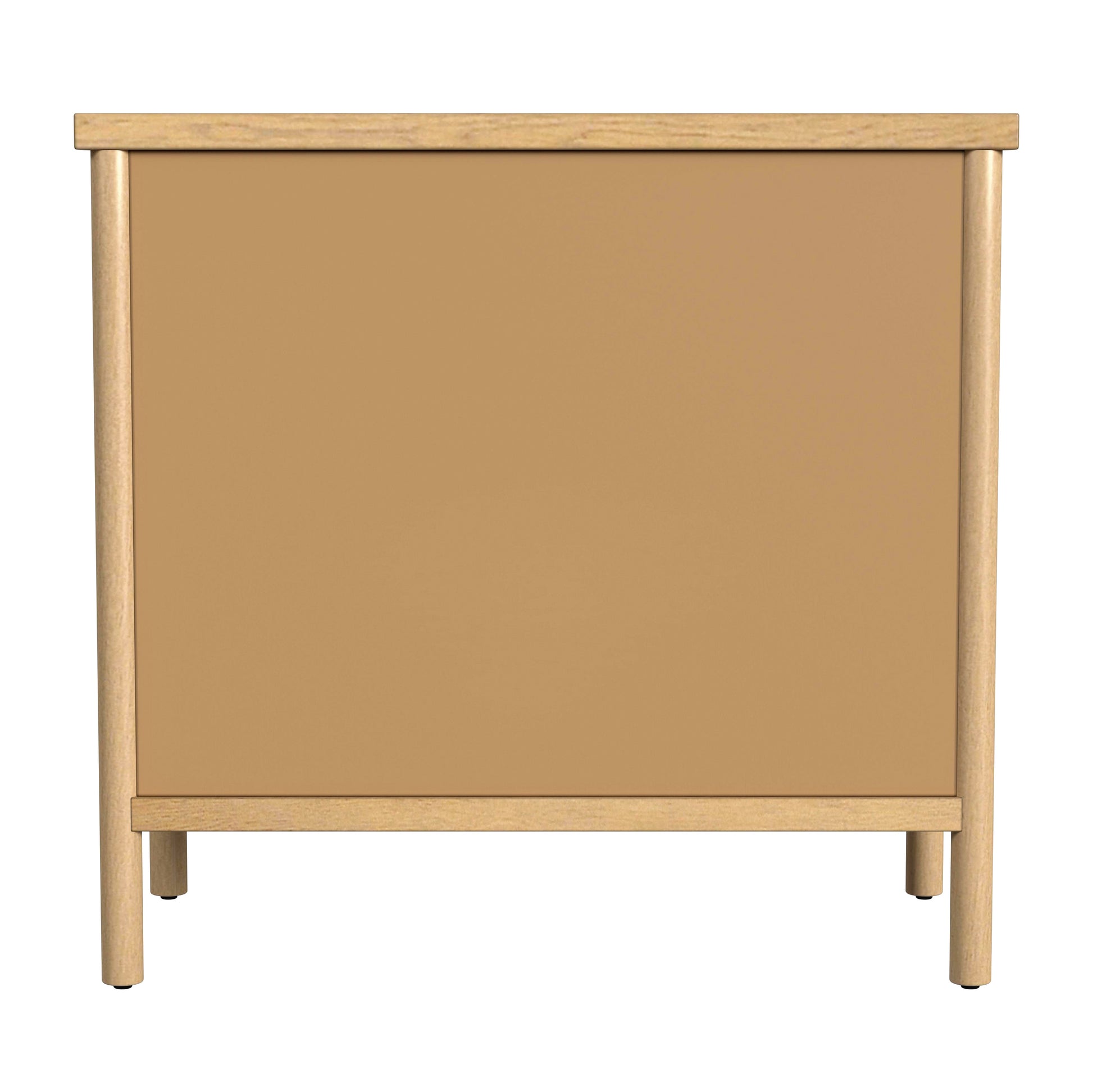 Butler Specialty Company Lennon 34 in. W Rectangular Wood 3 Drawer Rounded Leg Dresser, Light Brown