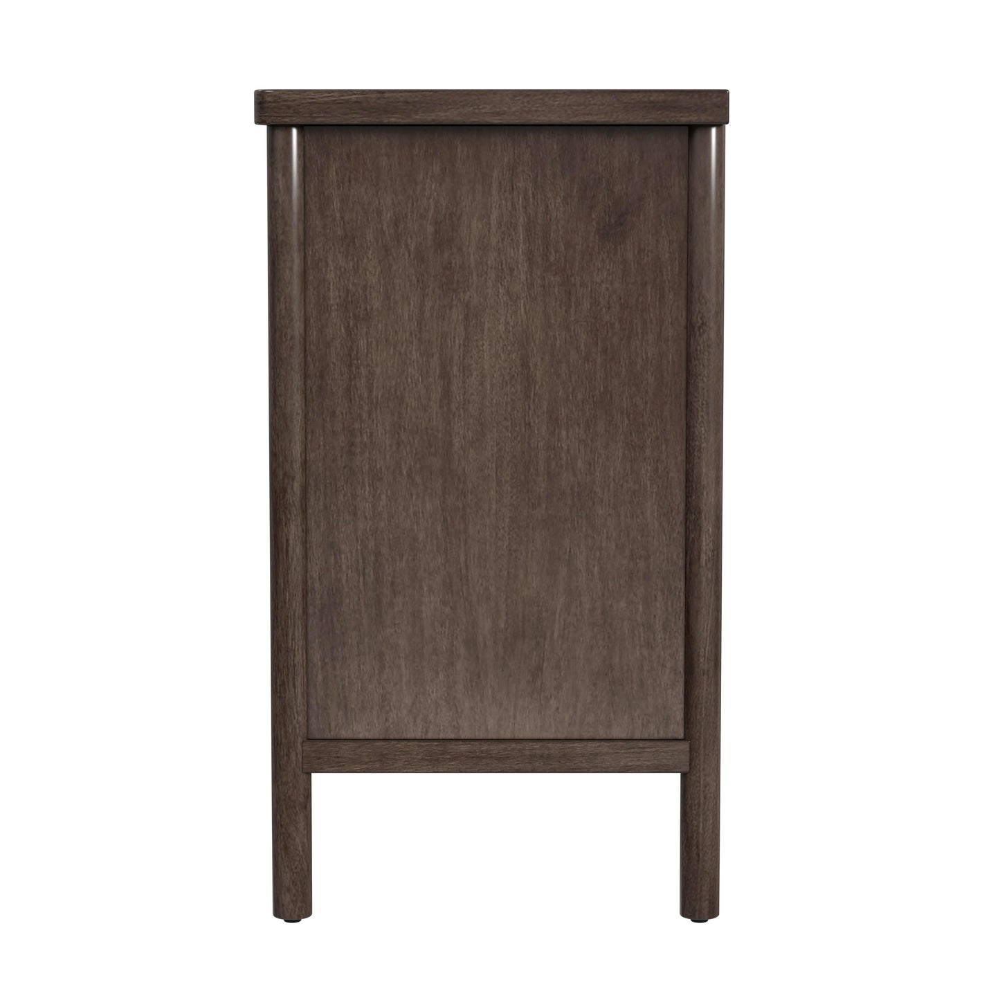 Butler Specialty Company Lennon 34 in. W Rectangular Wood 3 Drawer Rounded Leg Dresser, Brown
