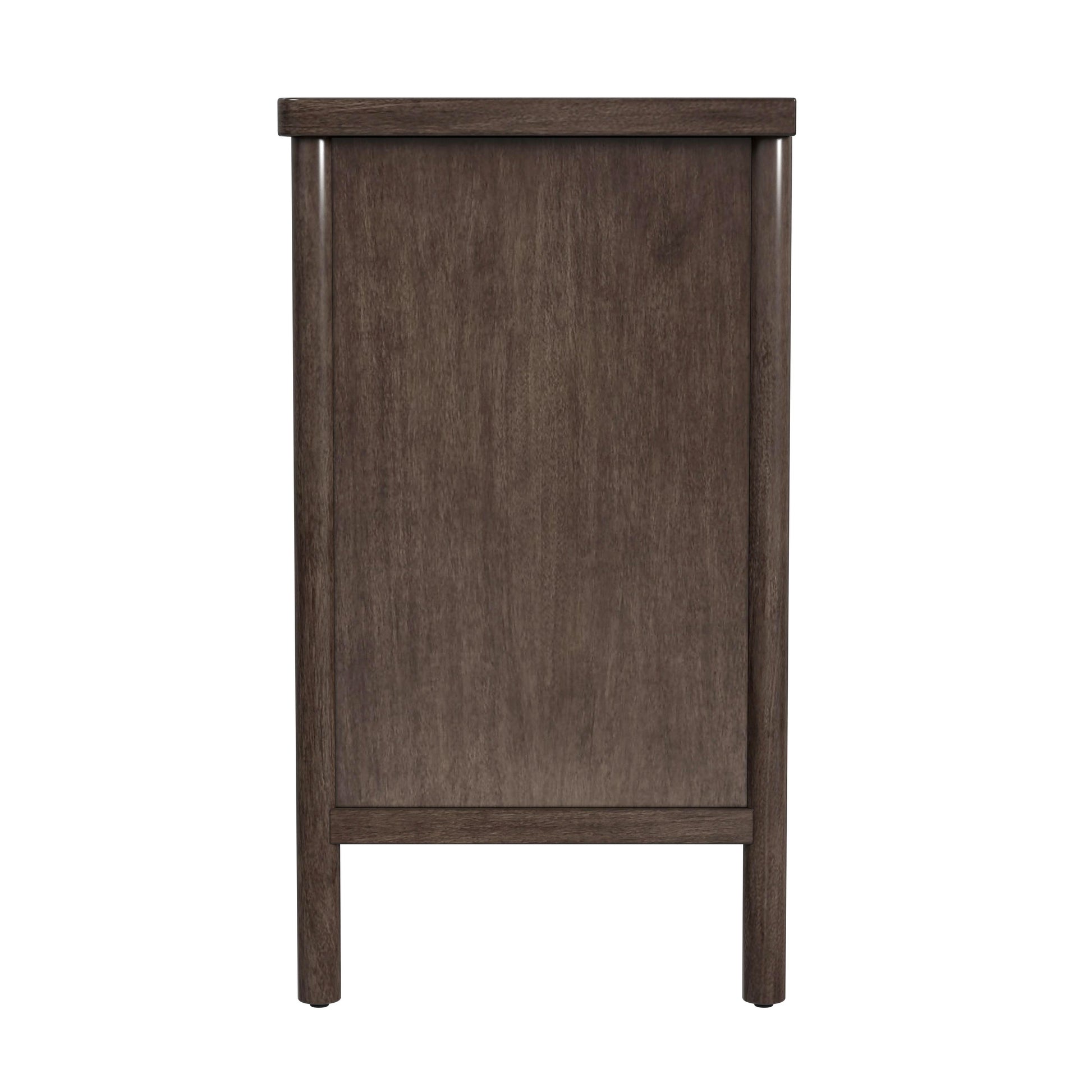 Butler Specialty Company Lennon 34 in. W Rectangular Wood 3 Drawer Rounded Leg Dresser, Brown