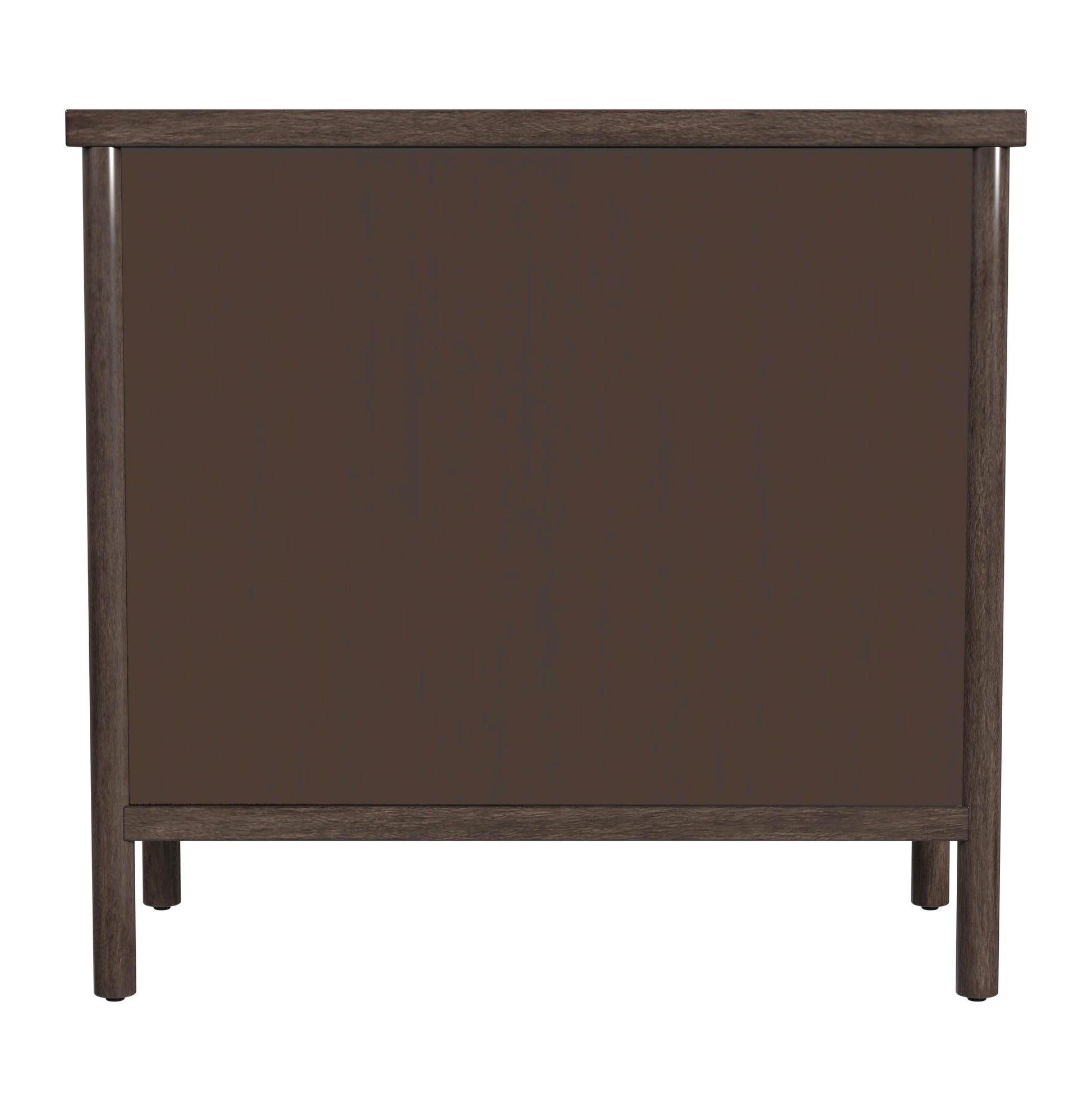 Butler Specialty Company Lennon 34 in. W Rectangular Wood 3 Drawer Rounded Leg Dresser, Brown