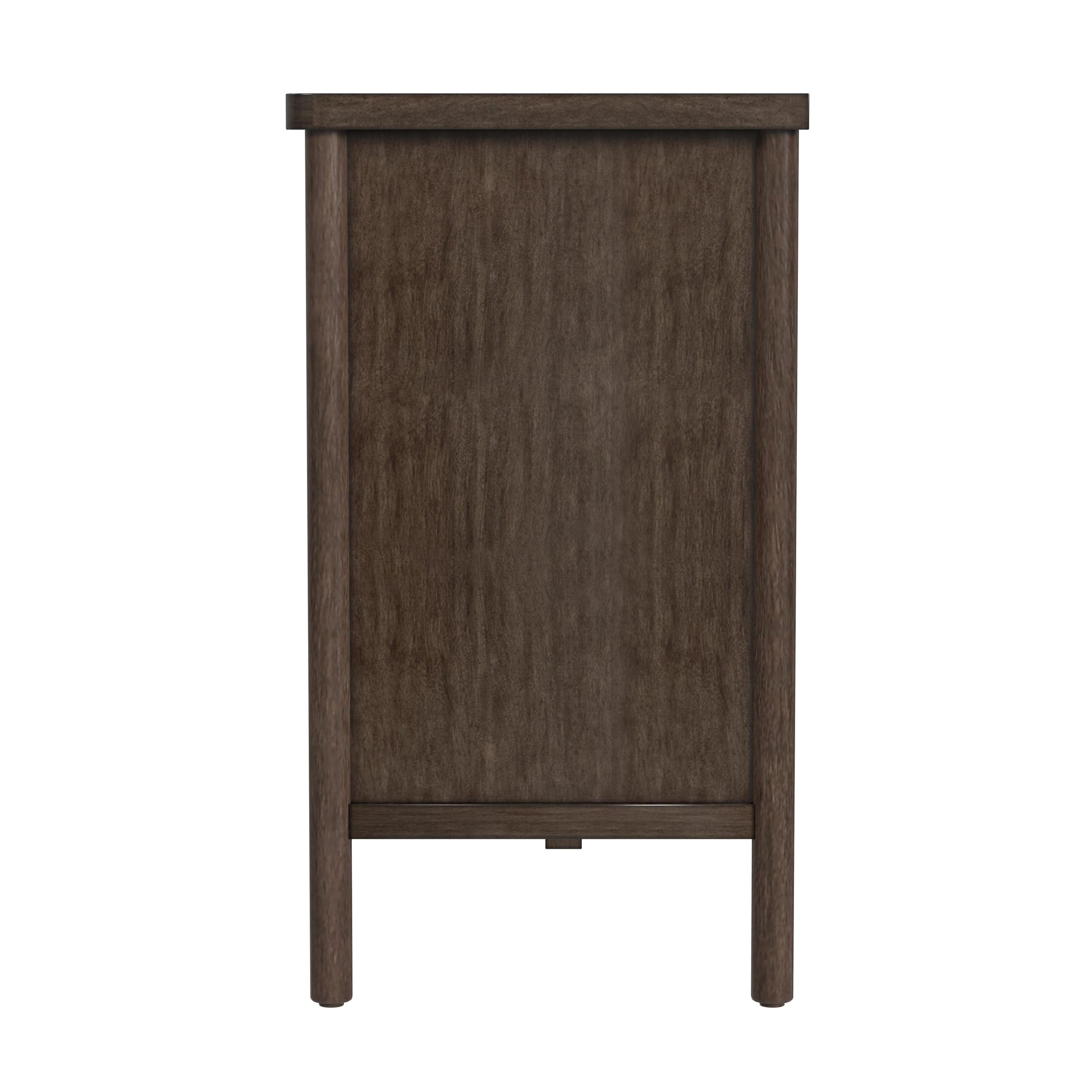 Butler Specialty Company Lennon 60 in. W Rectangular Wood 6 Drawer Rounded Leg Dresser, Brown