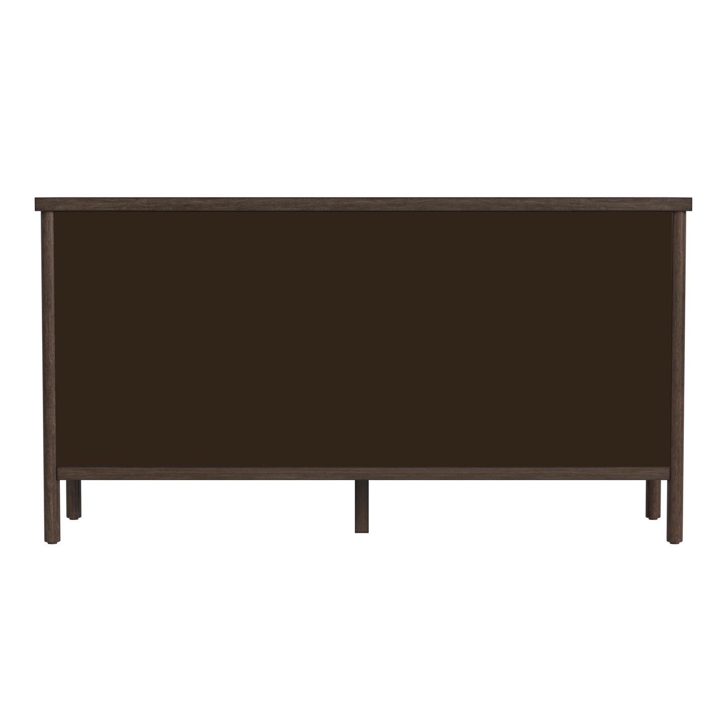 Butler Specialty Company Lennon 60 in. W Rectangular Wood 6 Drawer Rounded Leg Dresser, Brown