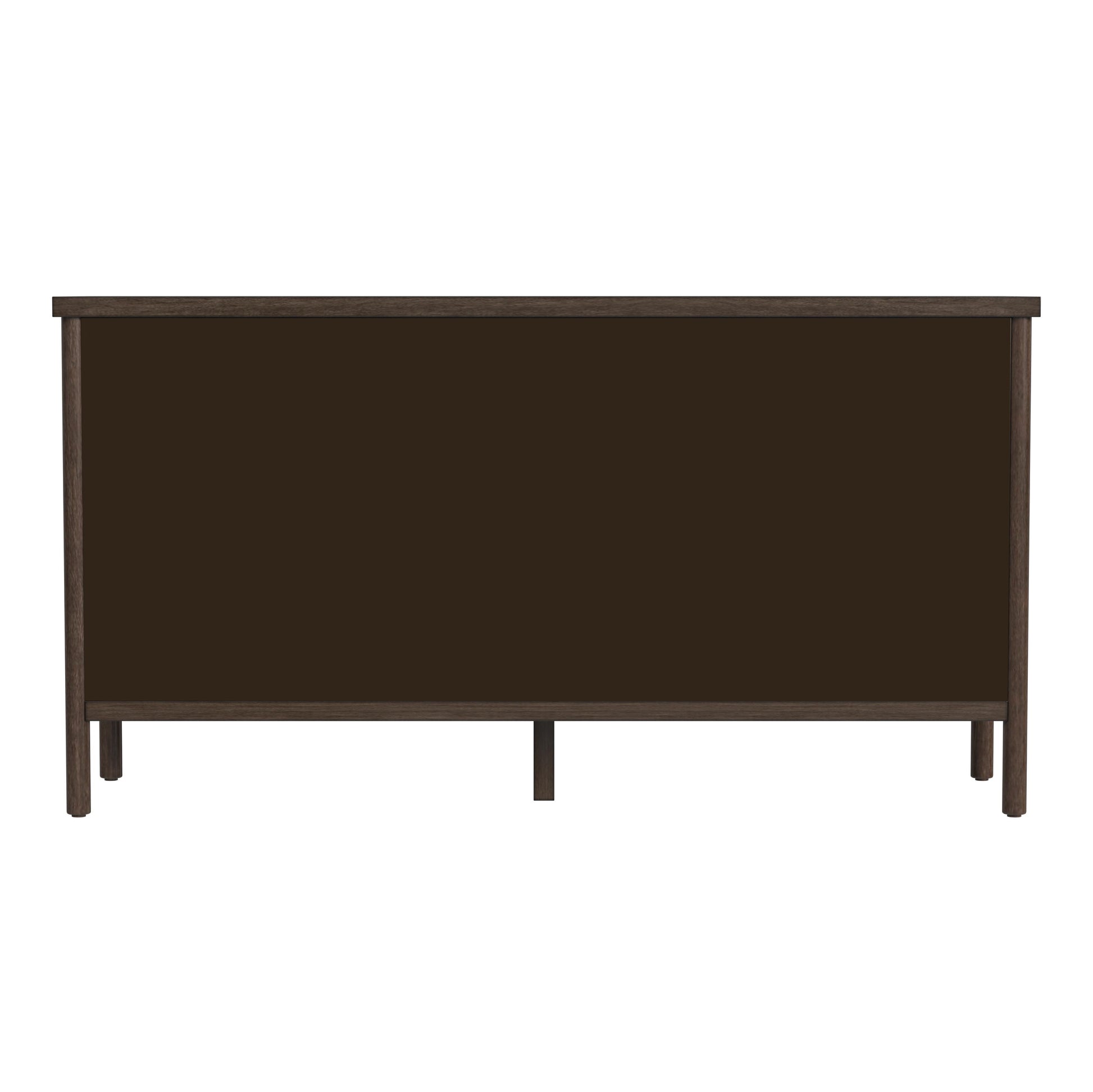Butler Specialty Company Lennon 60 in. W Rectangular Wood 6 Drawer Rounded Leg Dresser, Brown