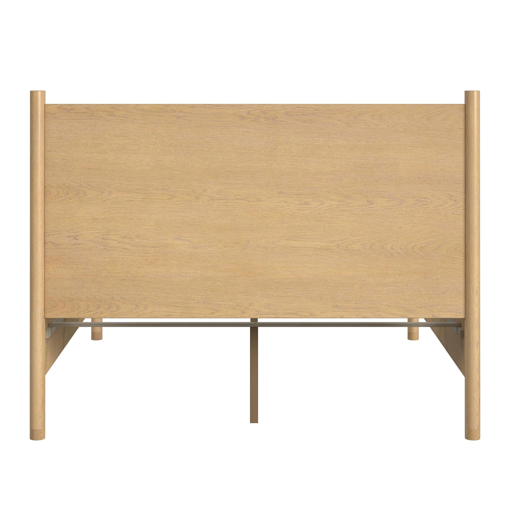 Butler Specialty Company Lennon Rounded Leg  Platform Queen Bed, Light Brown