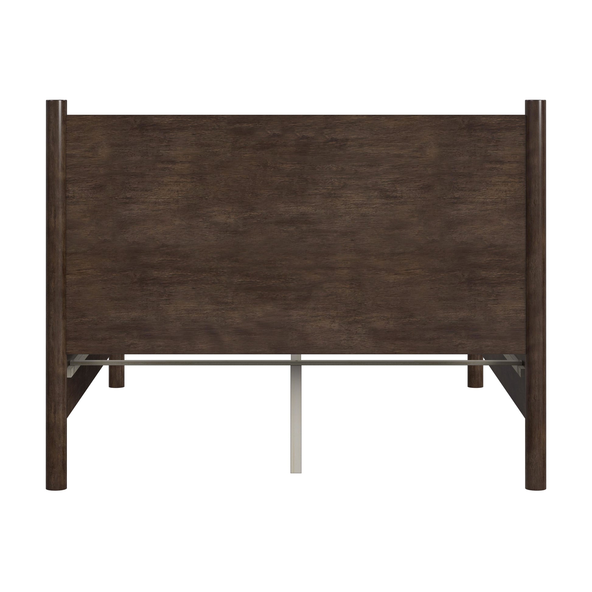 Butler Specialty Company Lennon Rounded Leg  Platform Queen Bed, Medium Brown