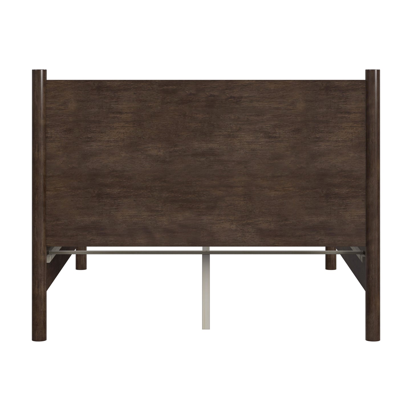Butler Specialty Company Lennon Rounded Leg  Platform Queen Bed, Medium Brown