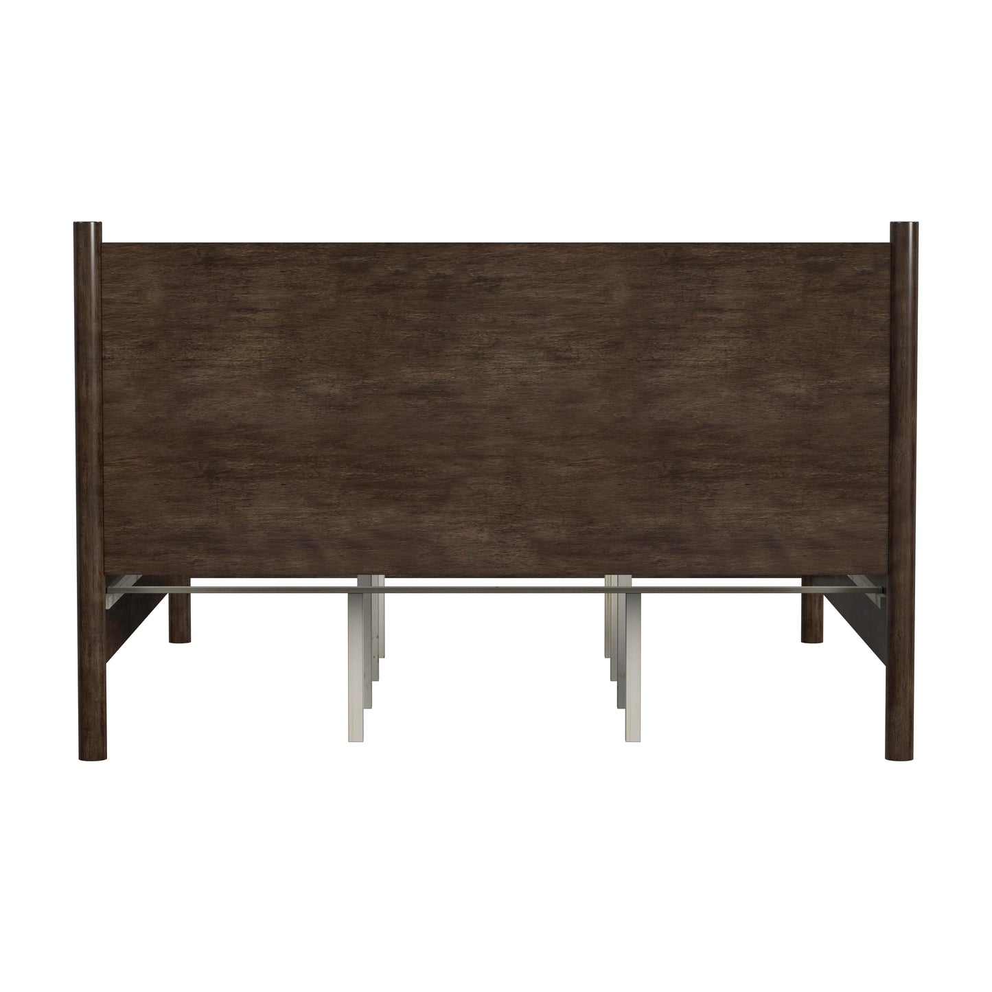 Butler Specialty Company Lennon Rounded Leg  Platform King Bed, Medium Brown
