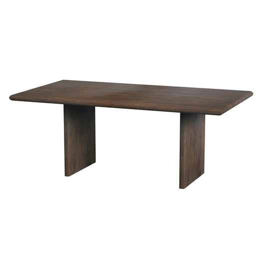 Halmstad Wood Panel Dining Table in Brown 5765188