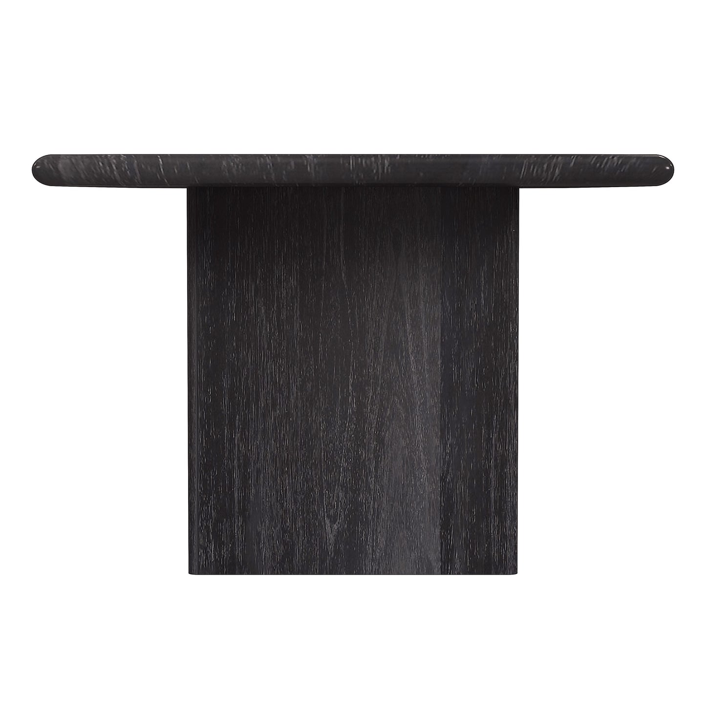 Halmstad Wood Panel Dining Table in Black 5765432