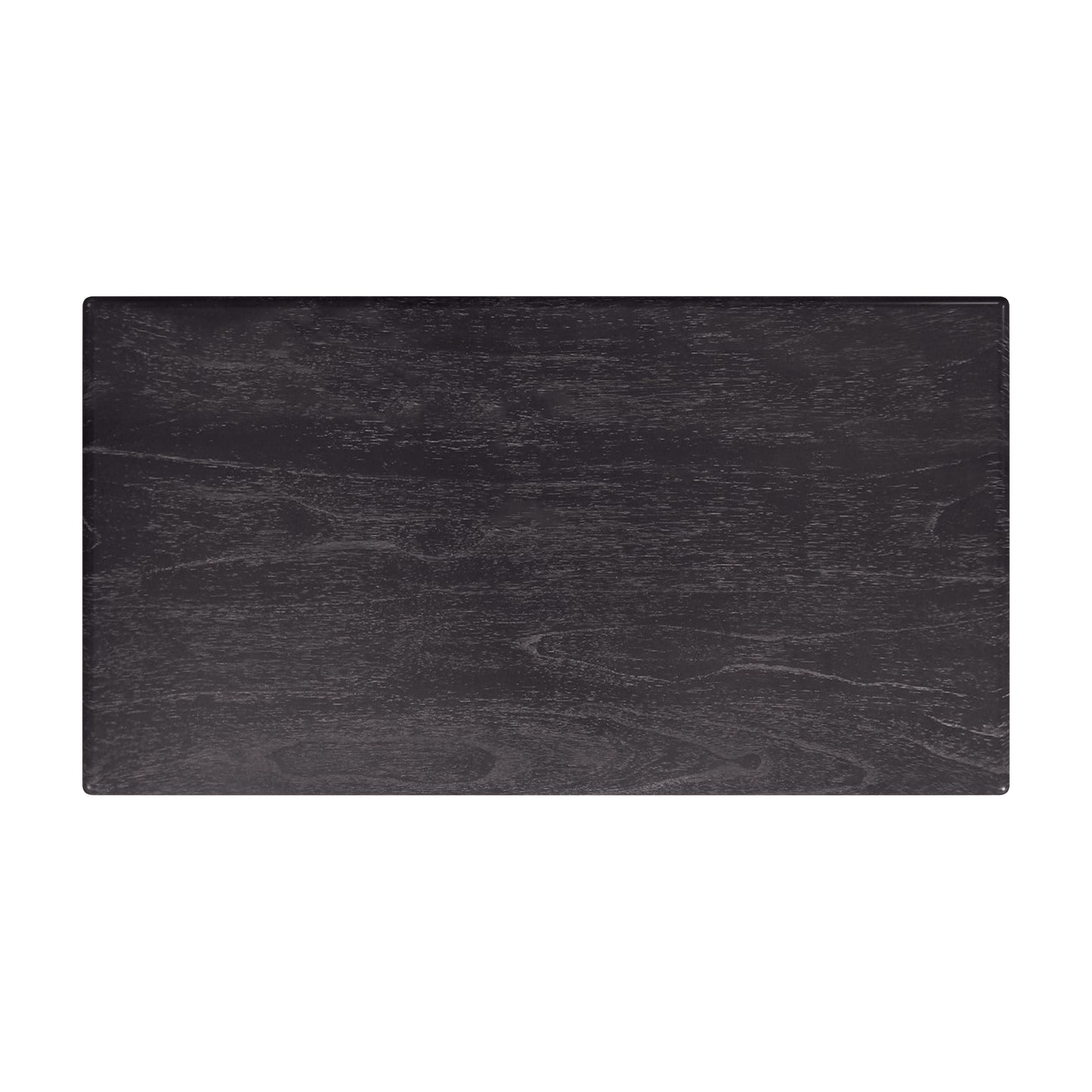 Halmstad Wood Panel Dining Table in Black 5765432