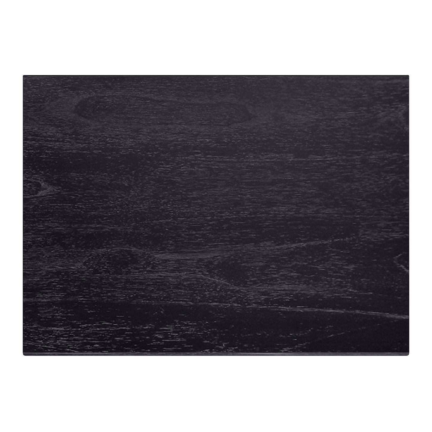 Halmstad Wood Panel 3 Drawer Narrow Nightstand in Black 5767432