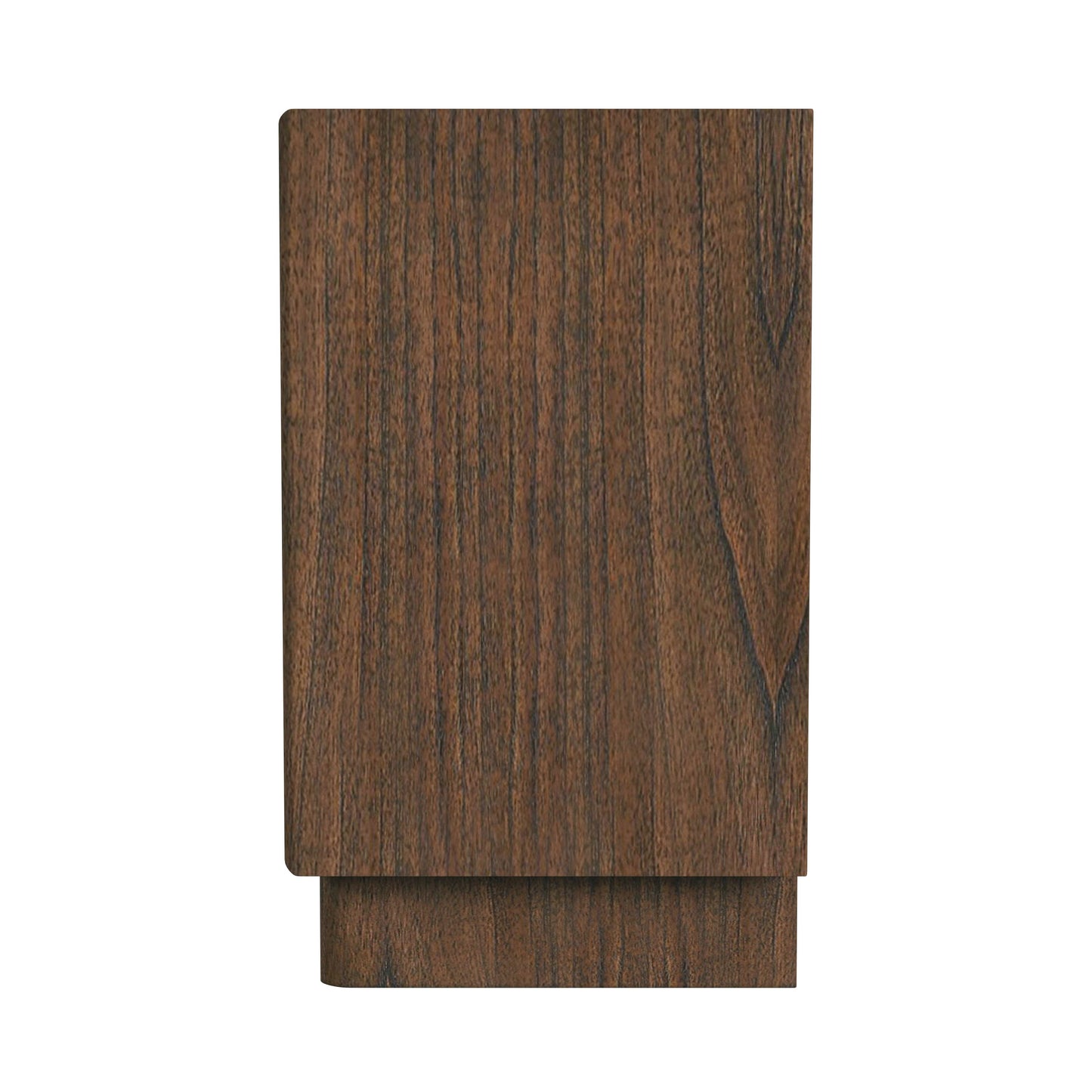 Halmstad Wood Panel 2 Drawer Nightstand in Brown 5768188