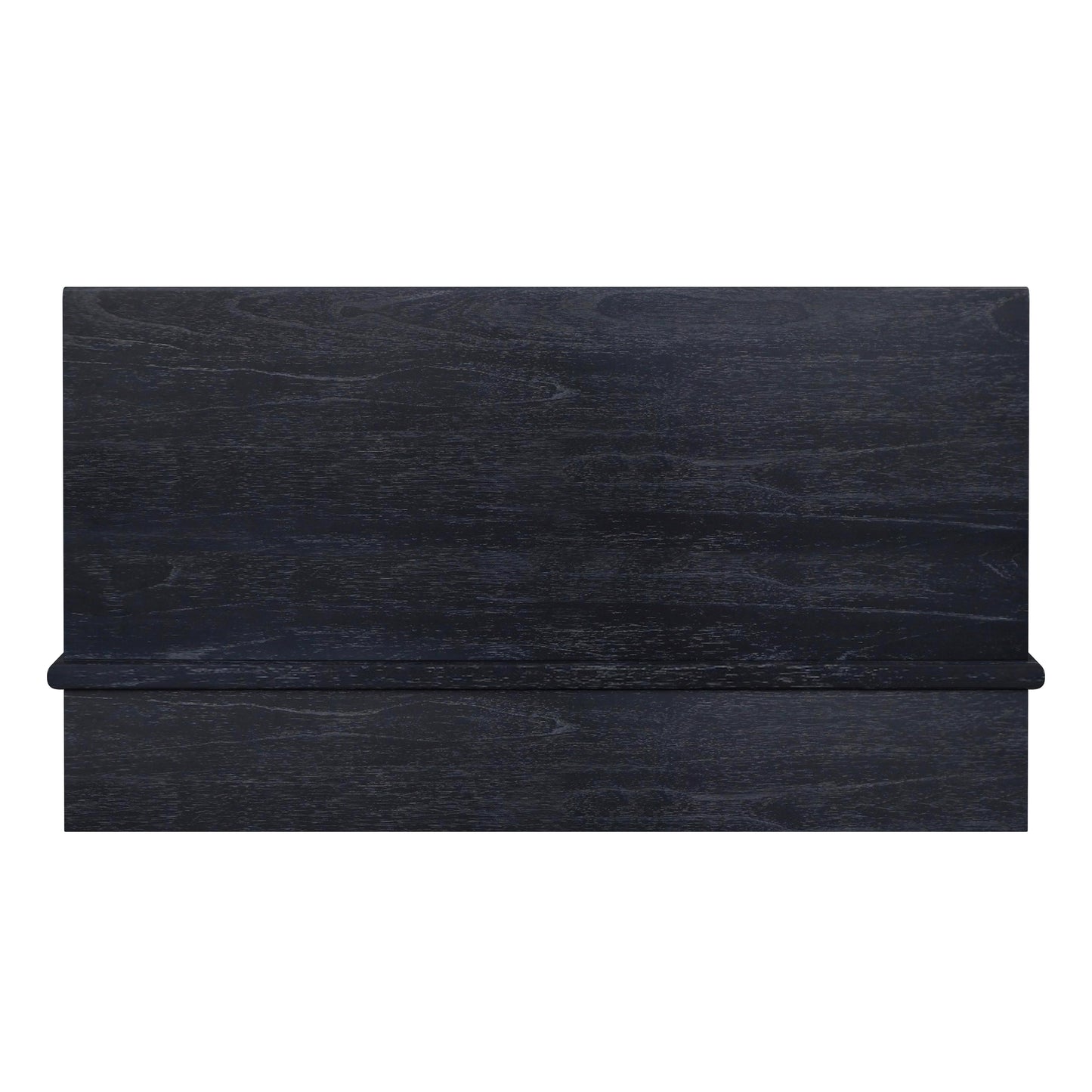 Halmstad Wood Platform Queen Bed in Black  5770432
